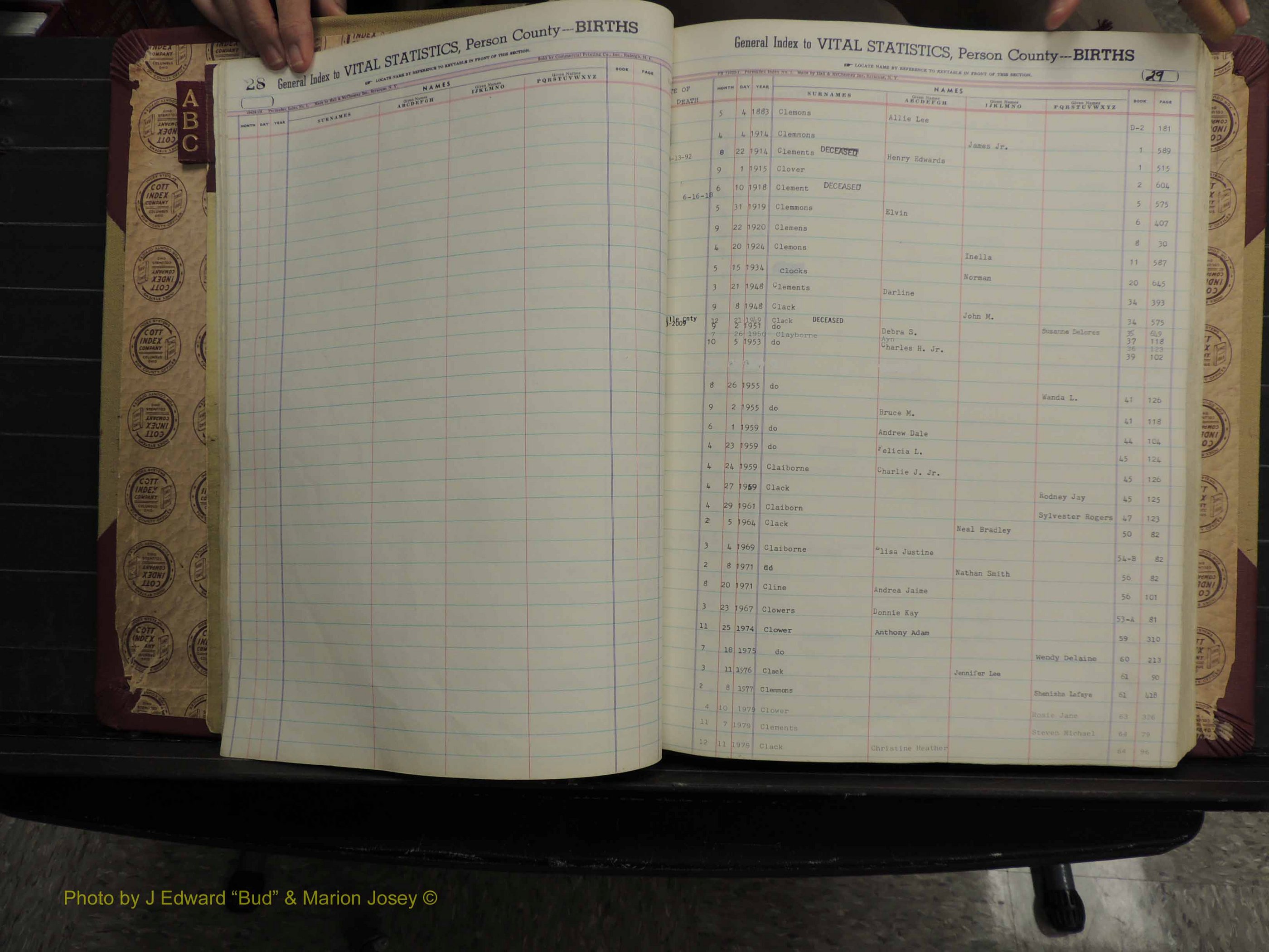 Person Co, NC, Births, A-C, 1913-2012 (125).JPG
