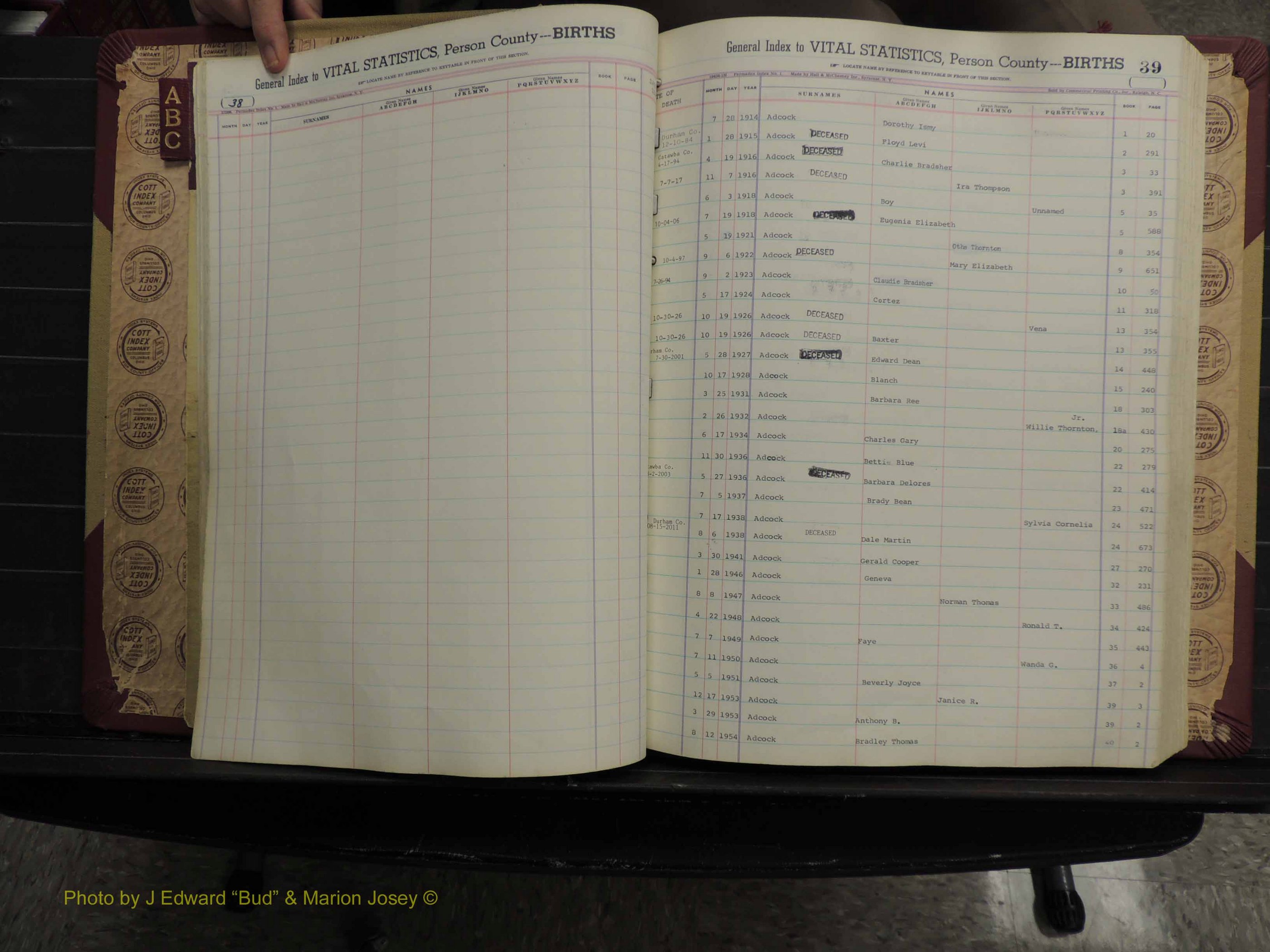 Person Co, NC, Births, A-C, 1913-2012 (133).JPG