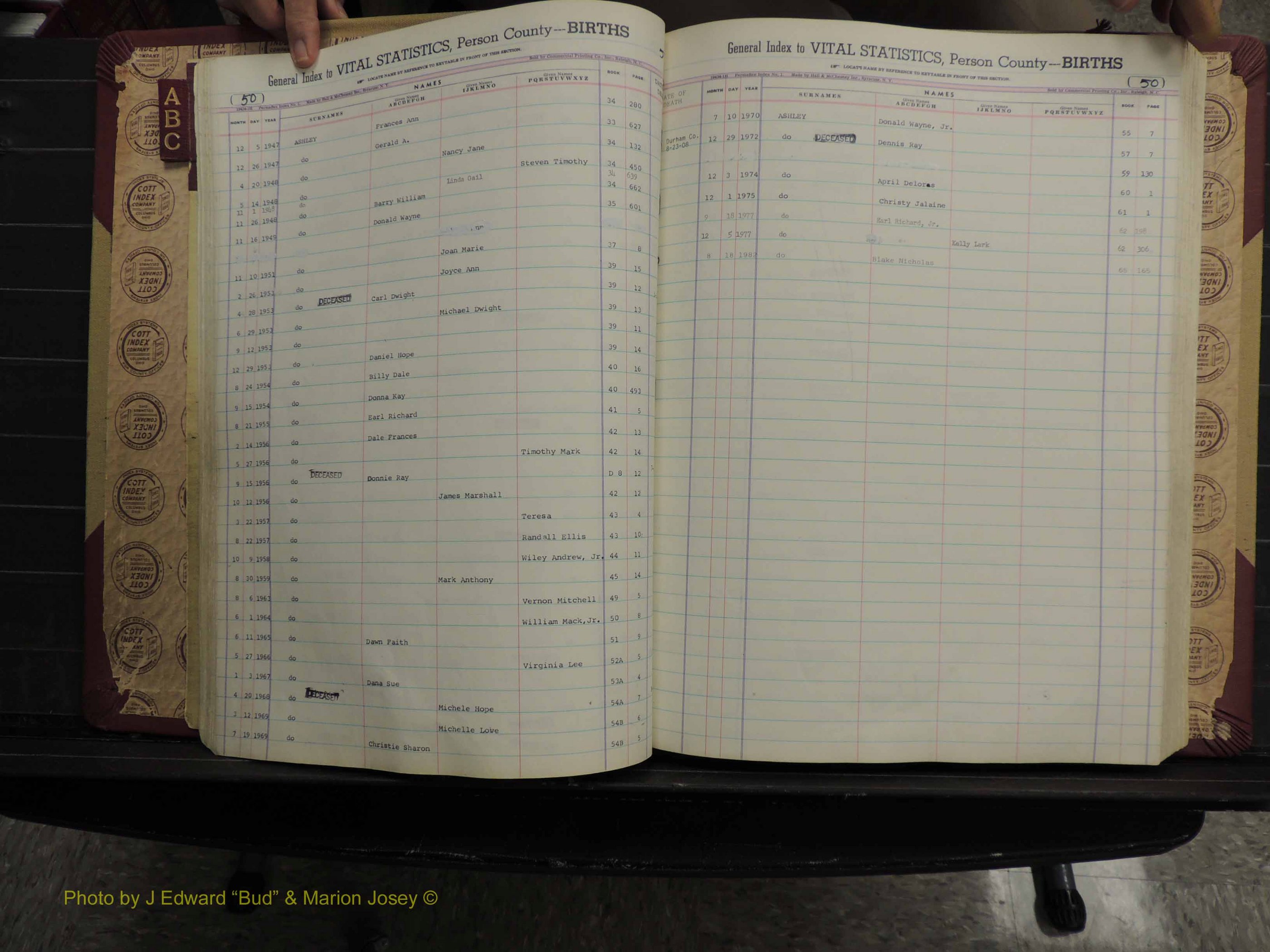 Person Co, NC, Births, A-C, 1913-2012 (146).JPG