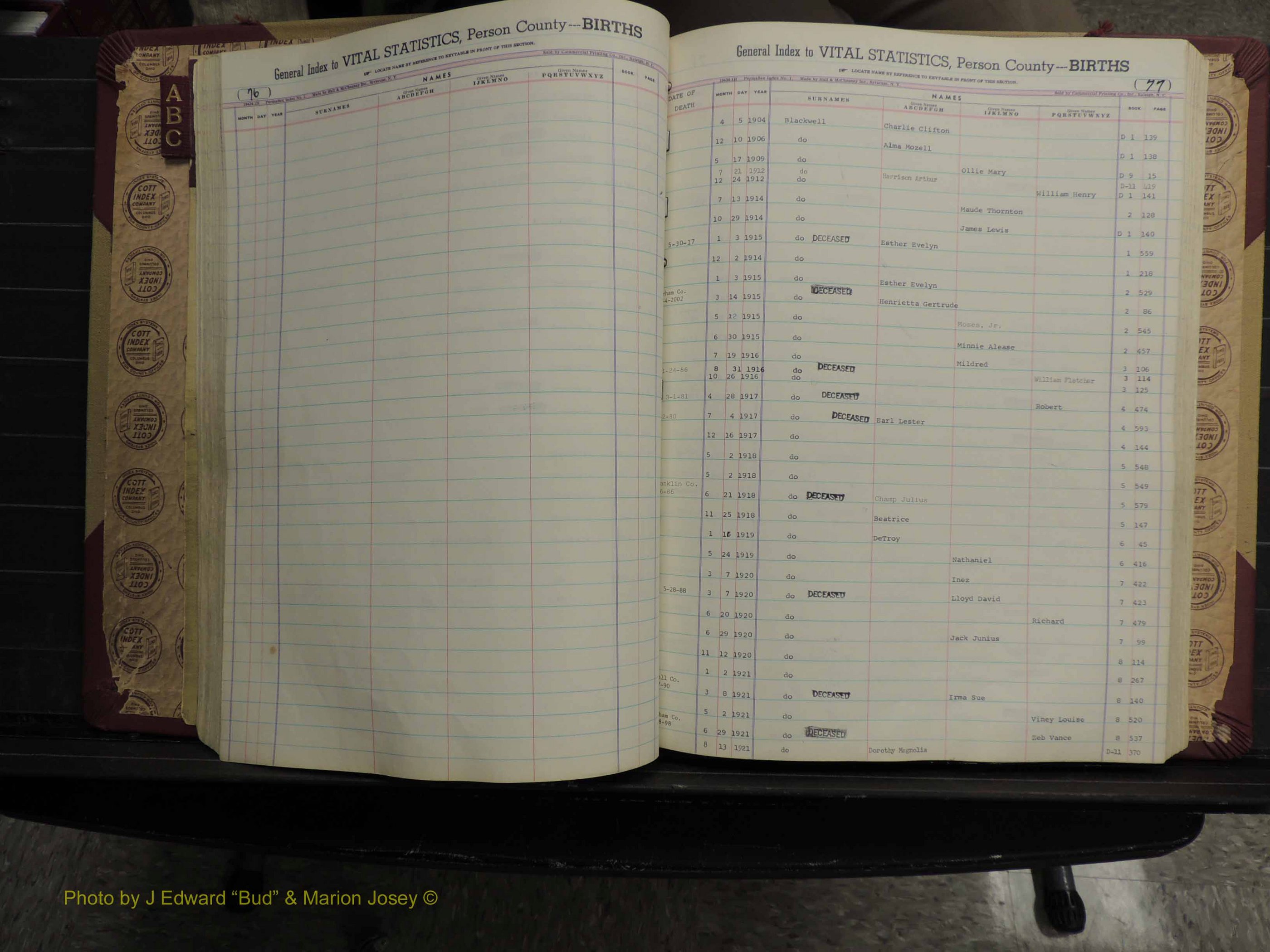 Person Co, NC, Births, A-C, 1913-2012 (171).JPG