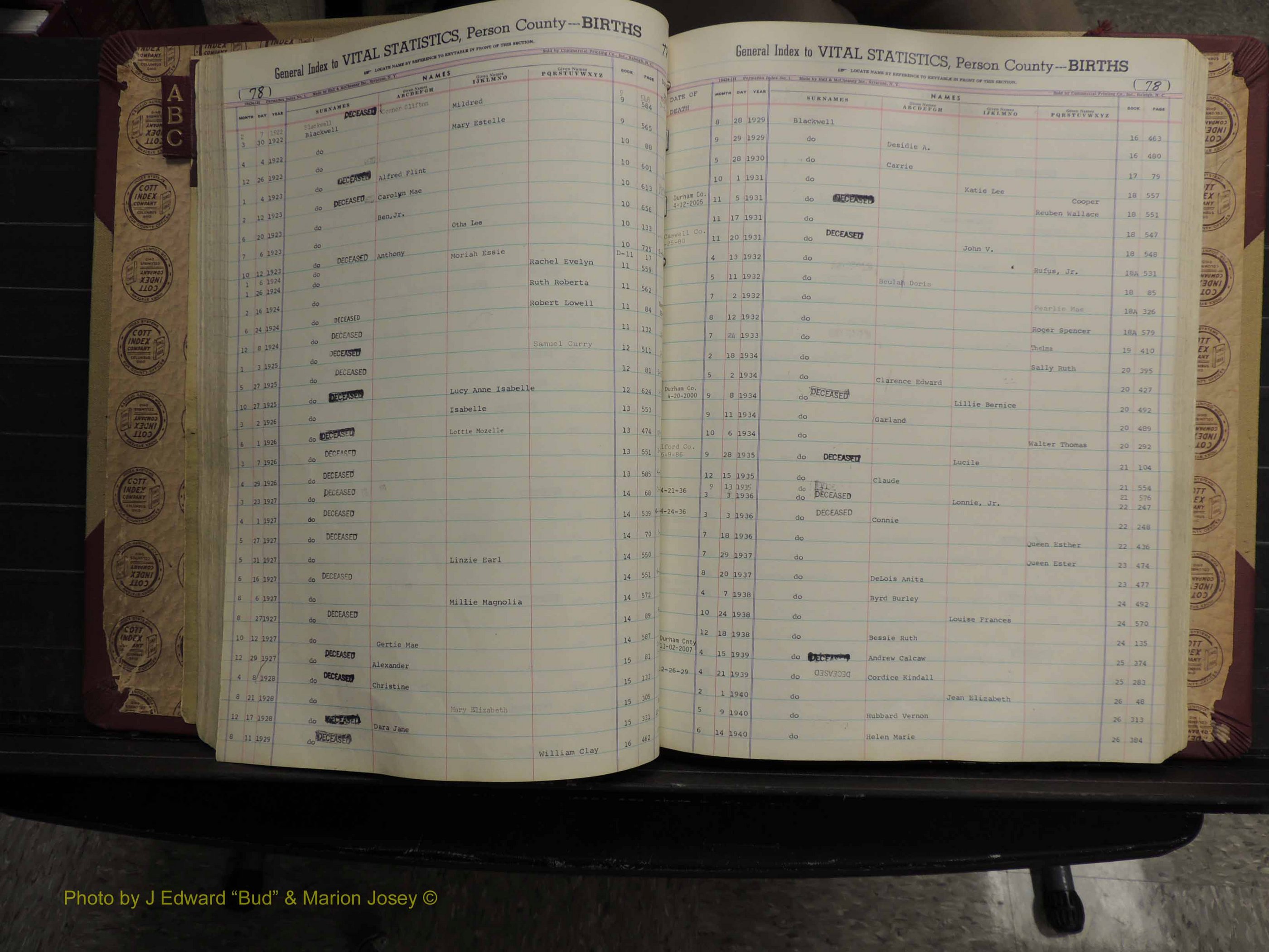 Person Co, NC, Births, A-C, 1913-2012 (172).JPG