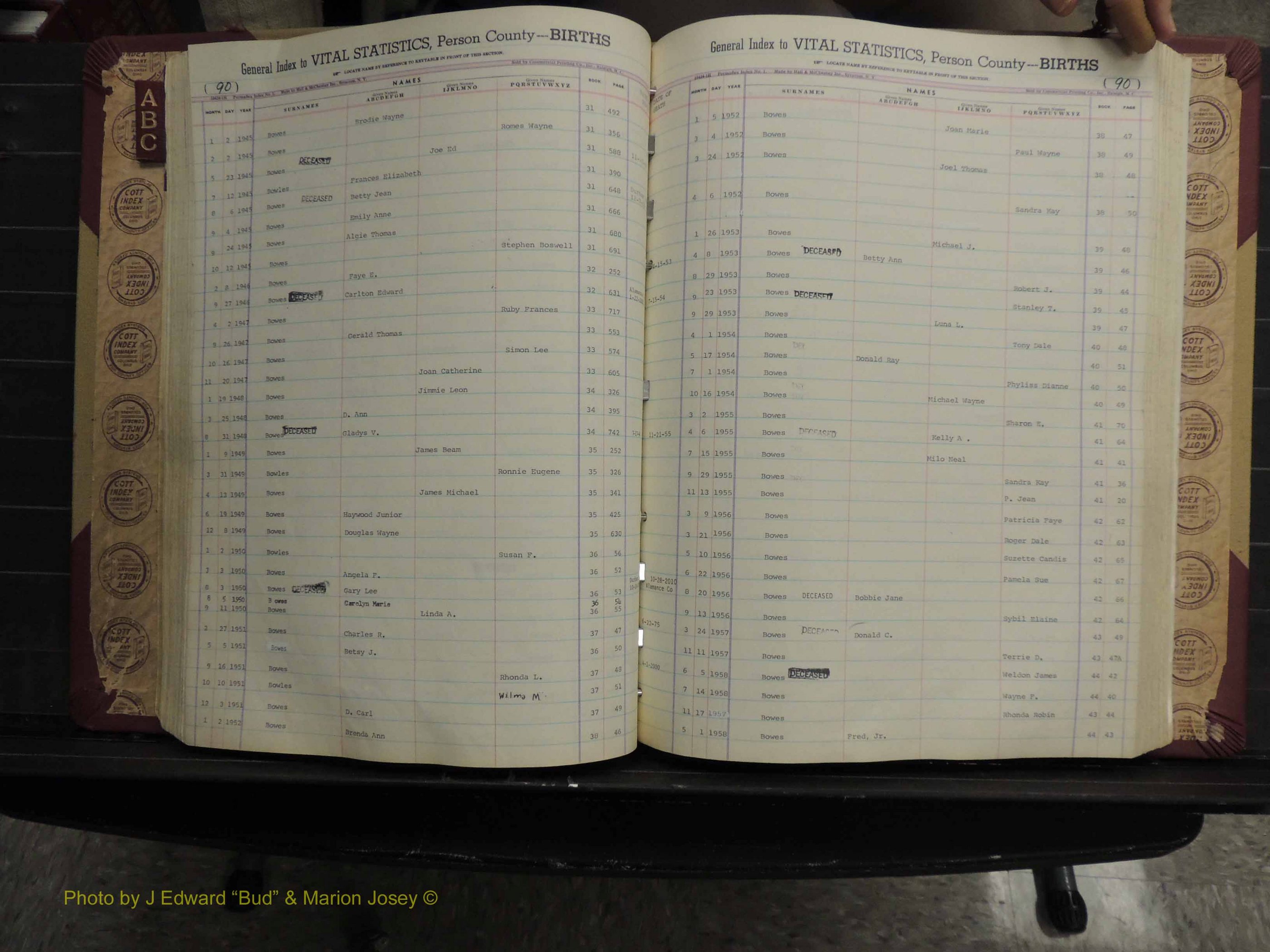 Person Co, NC, Births, A-C, 1913-2012 (188).JPG
