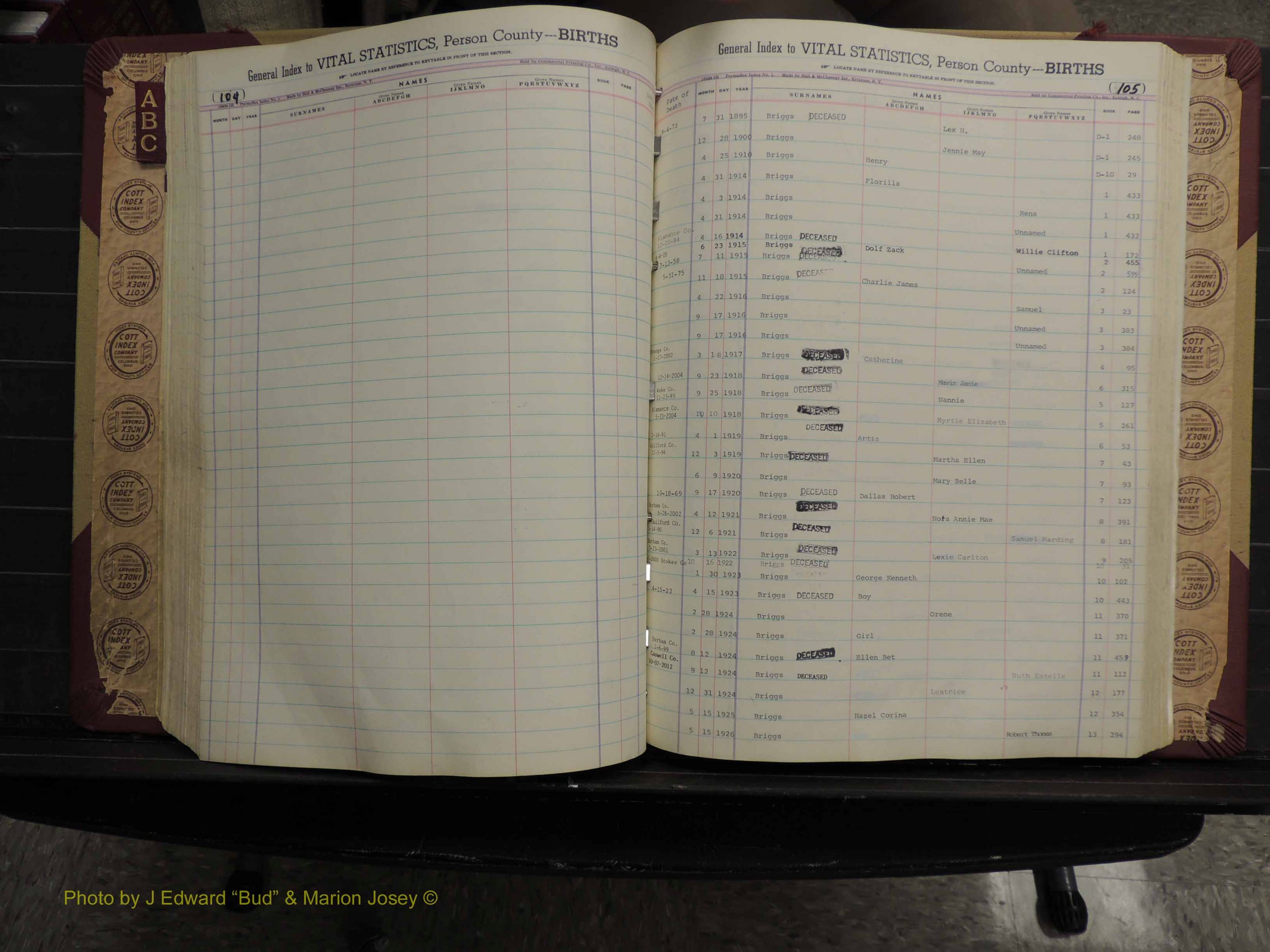 Person Co, NC, Births, A-C, 1913-2012 (207).JPG