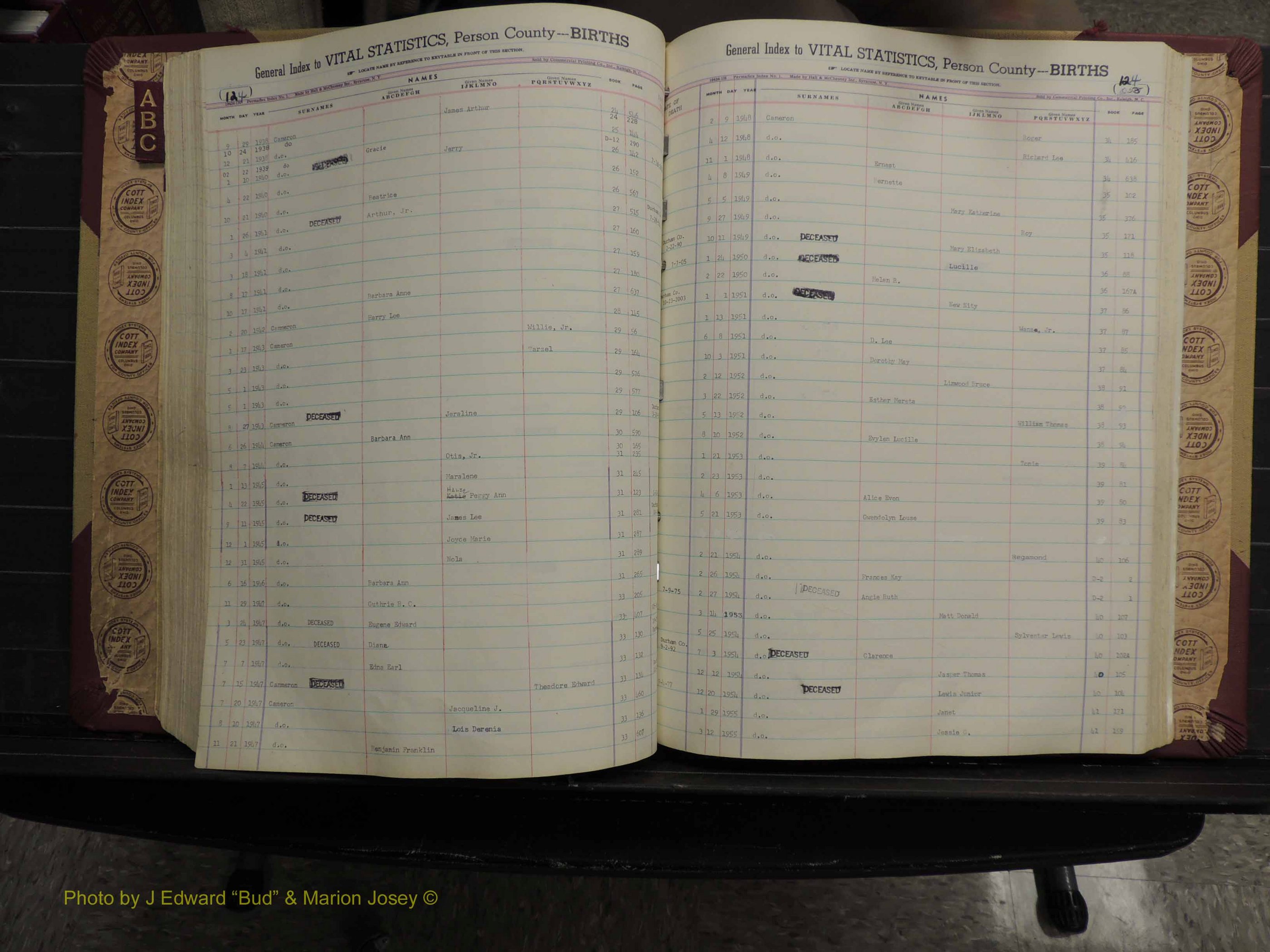 Person Co, NC, Births, A-C, 1913-2012 (234).JPG