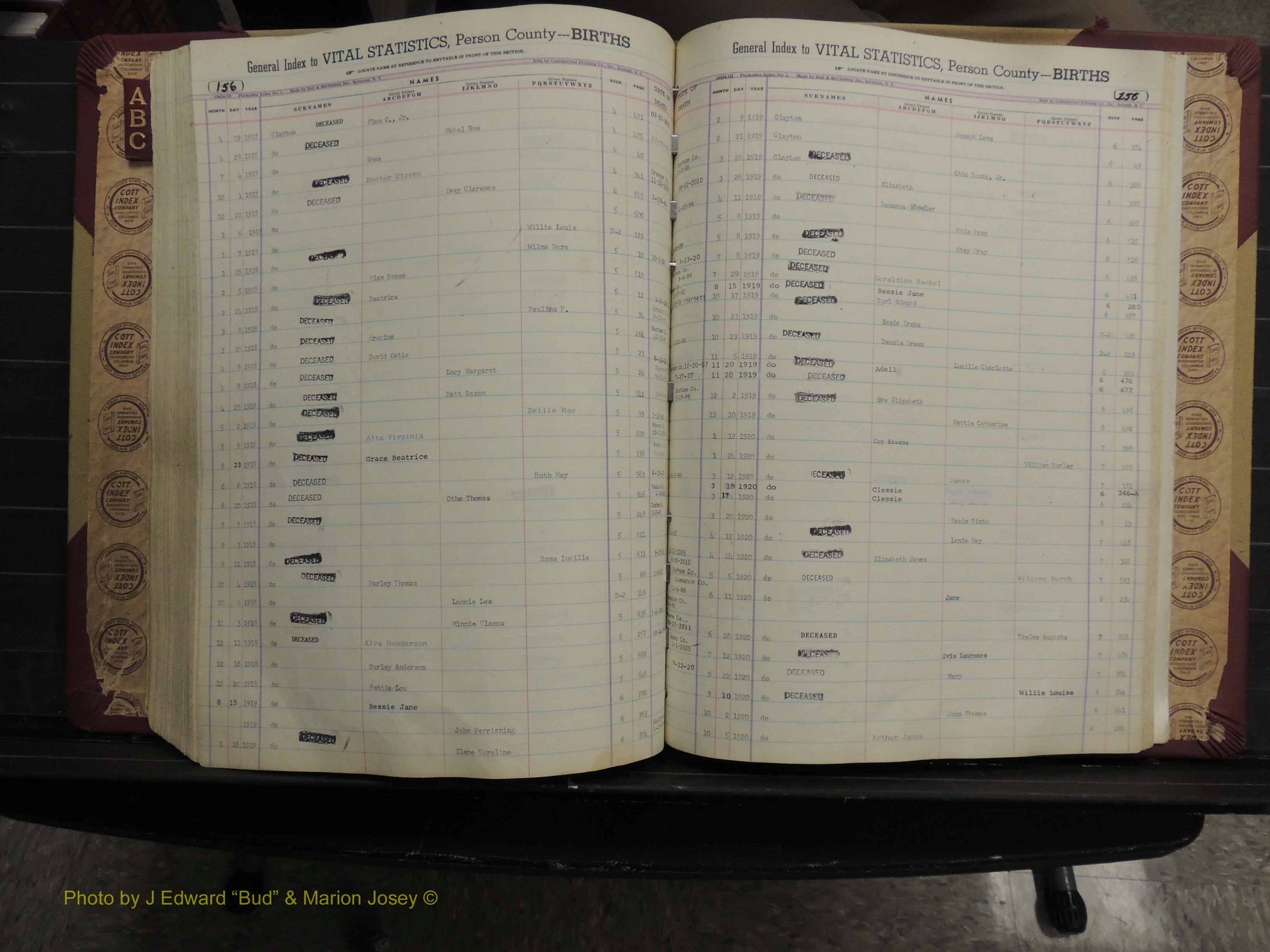 Person Co, NC, Births, A-C, 1913-2012 (277).JPG