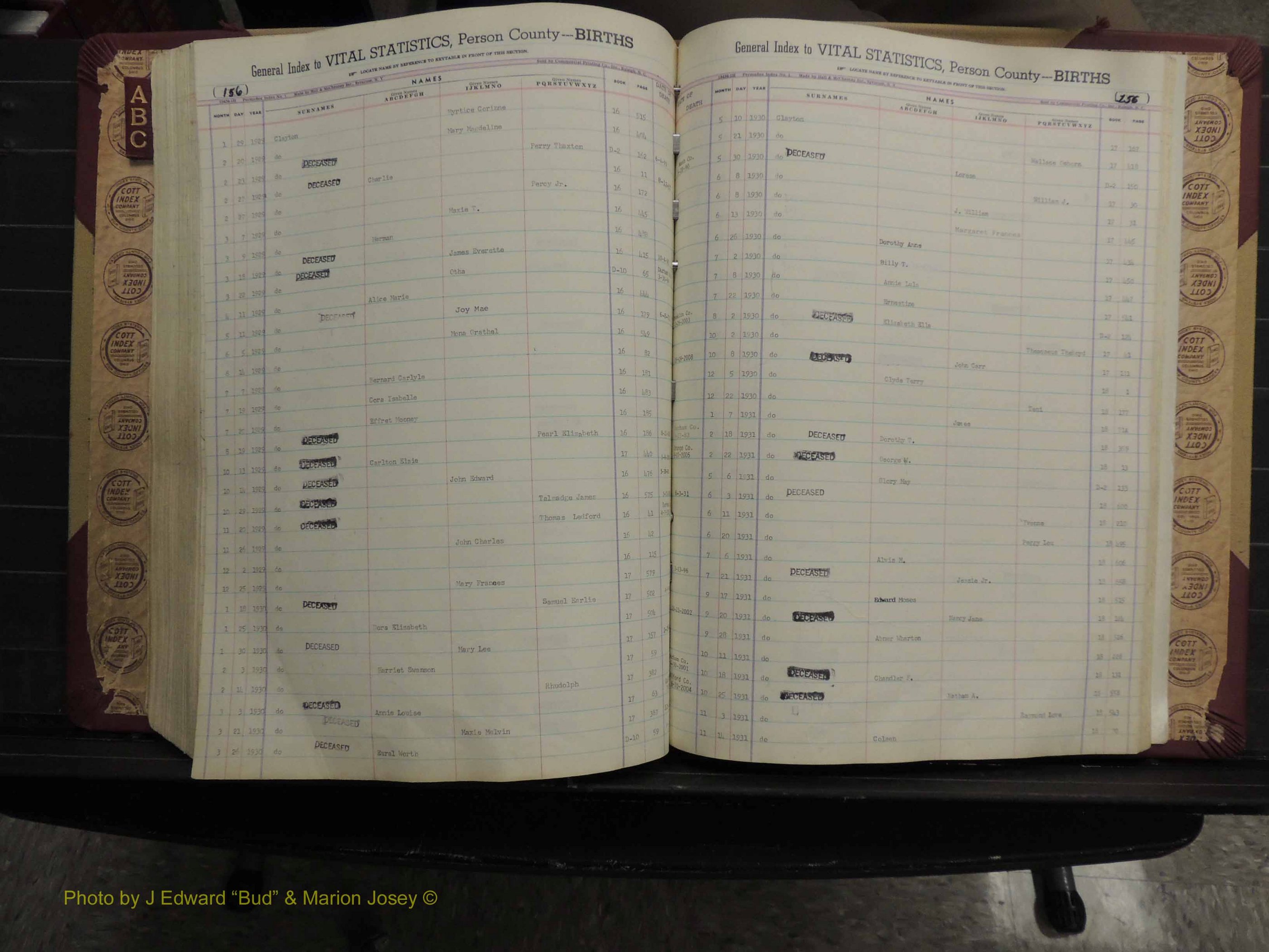 Person Co, NC, Births, A-C, 1913-2012 (281).JPG