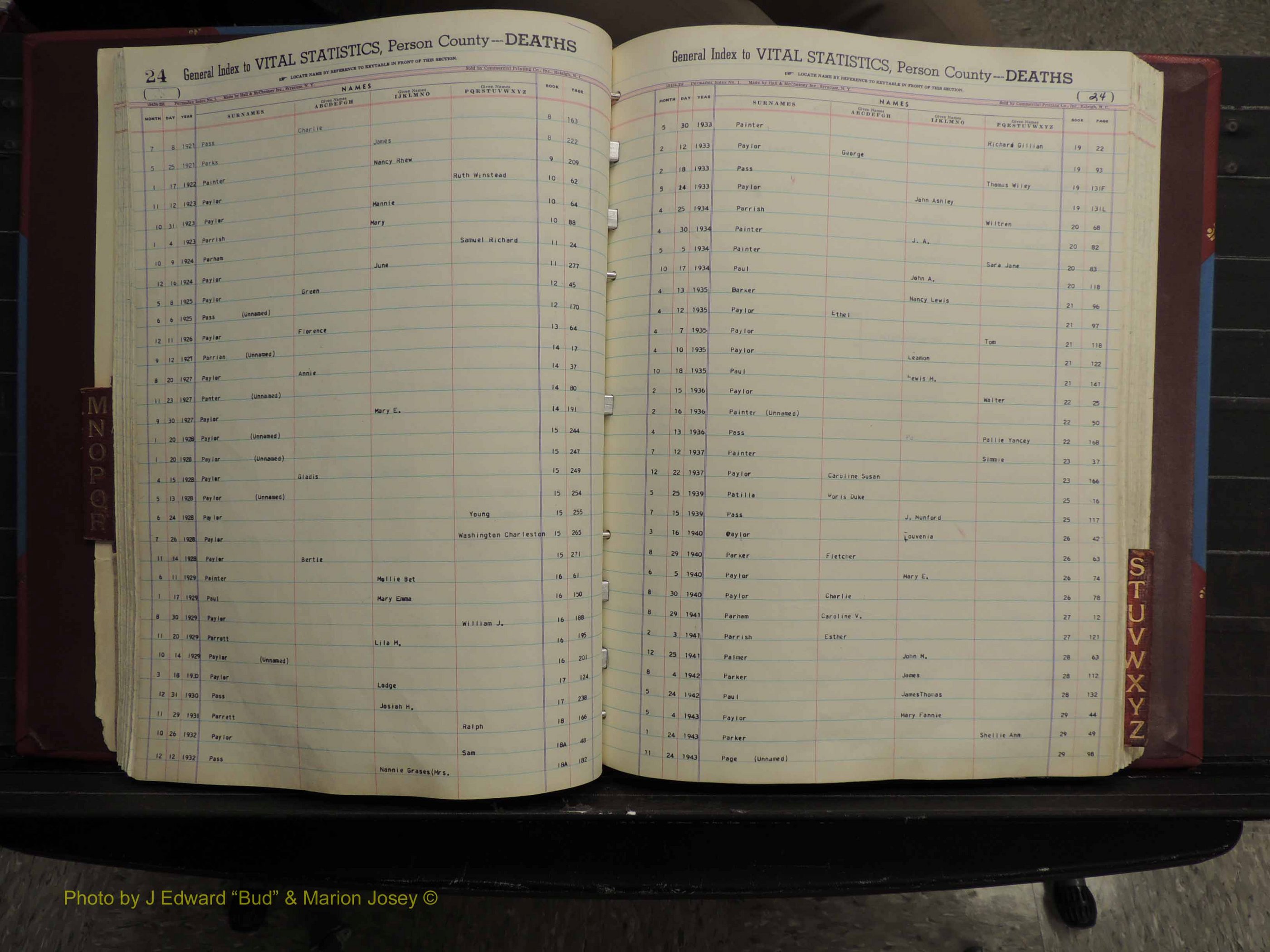 Person Co, NC, Deaths, M-Z, 1913-2012 (144).JPG