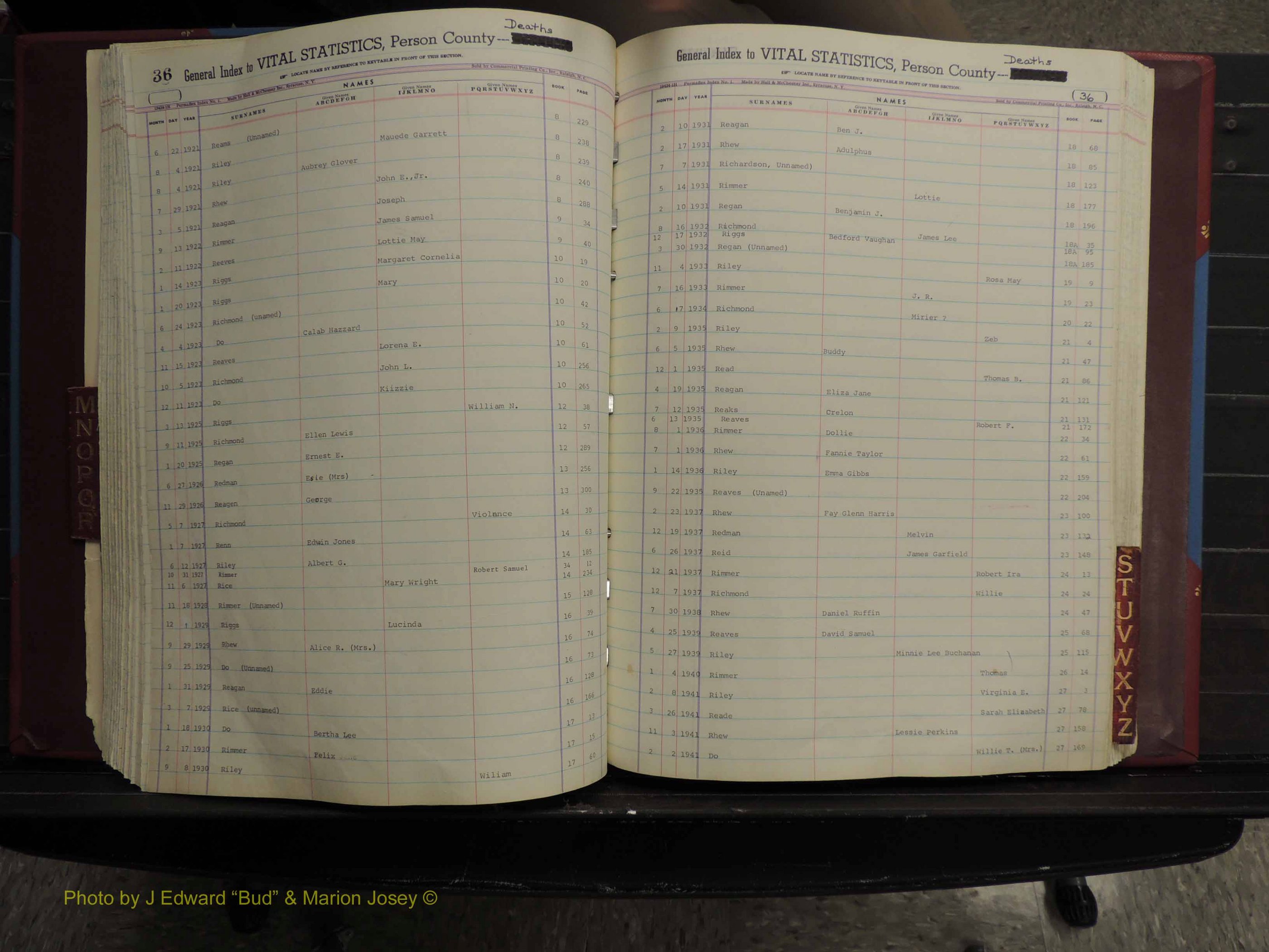 Person Co, NC, Deaths, M-Z, 1913-2012 (171).JPG