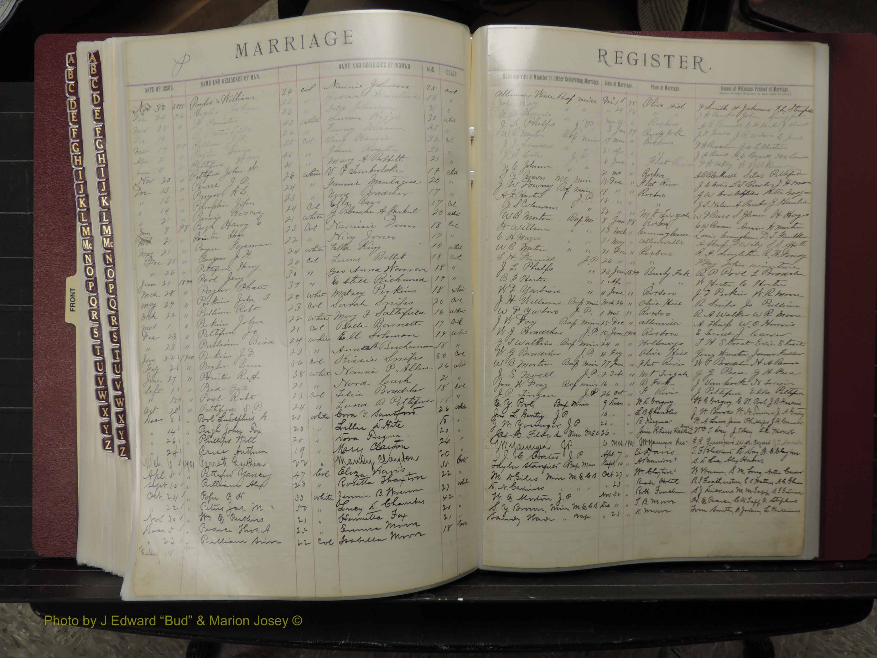 Person Co, NC, Marriages, Male Index, 1880-1901 (219).JPG