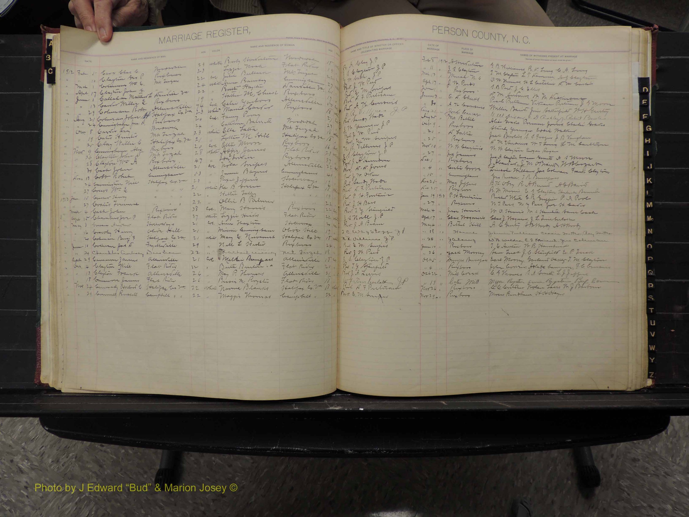 Person Co, NC, Marriages, Male Index, 1902-1913 (113).JPG