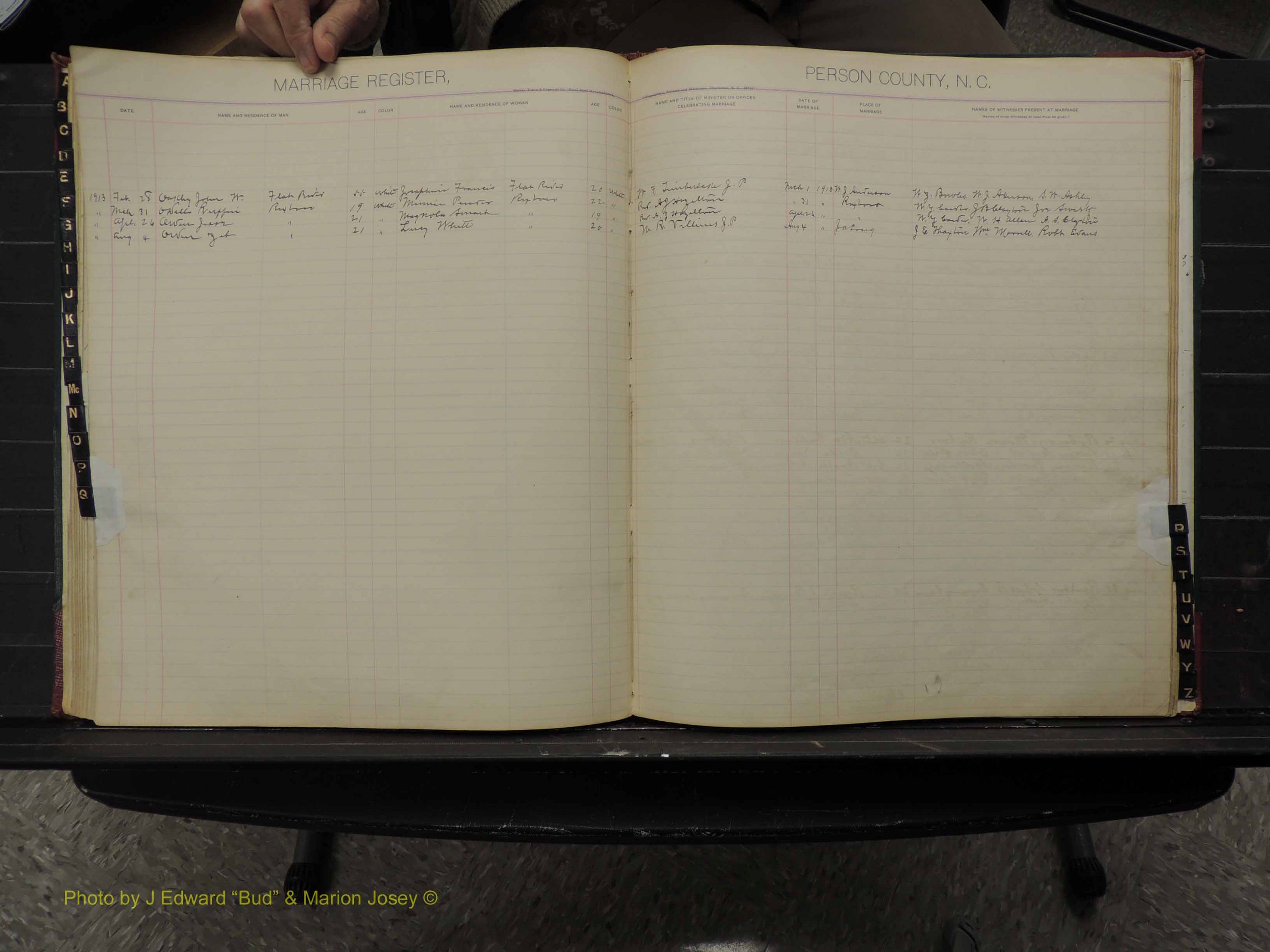 Person Co, NC, Marriages, Male Index, 1902-1913 (144).JPG