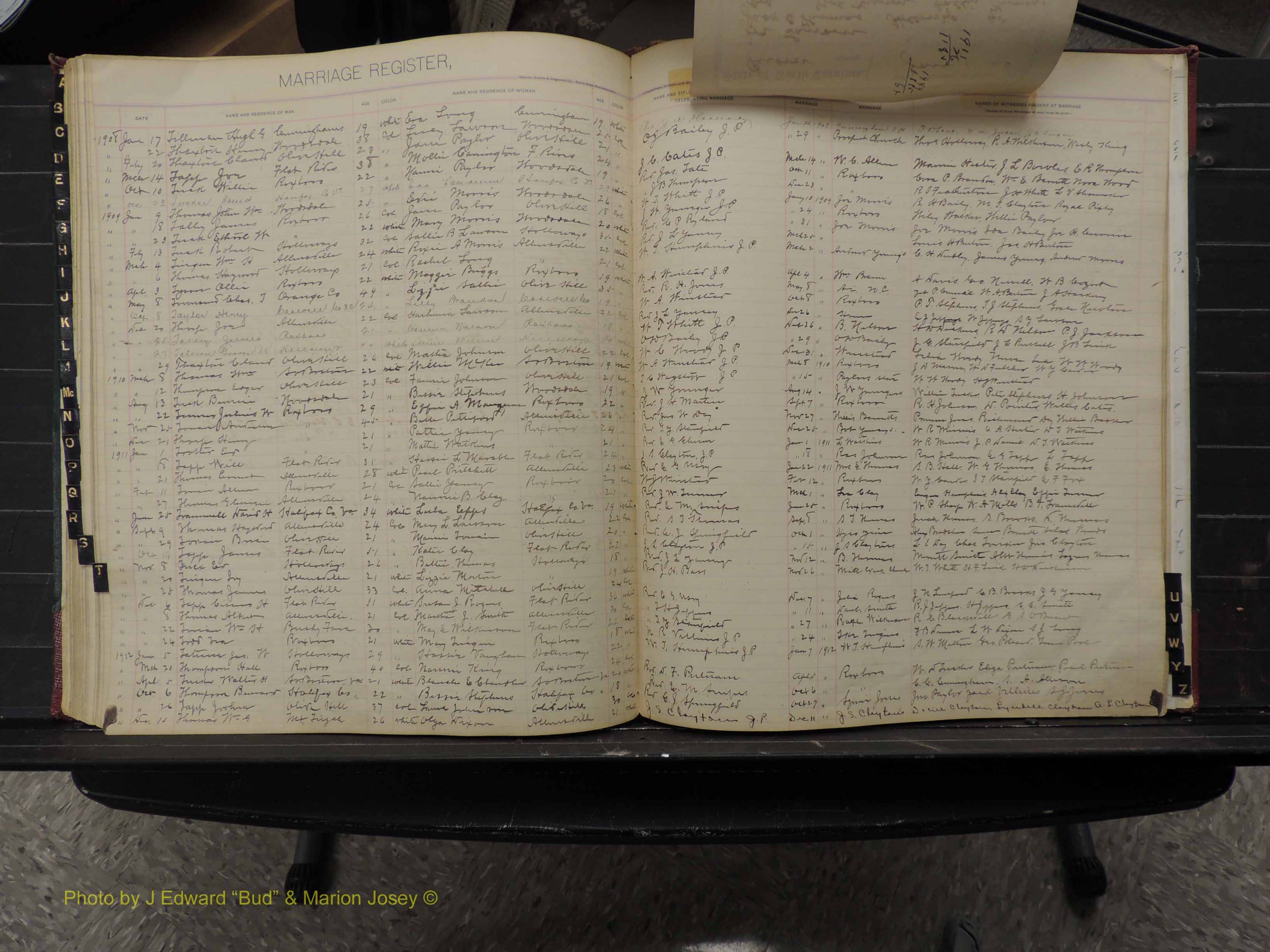 Person Co, NC, Marriages, Male Index, 1902-1913 (154).JPG