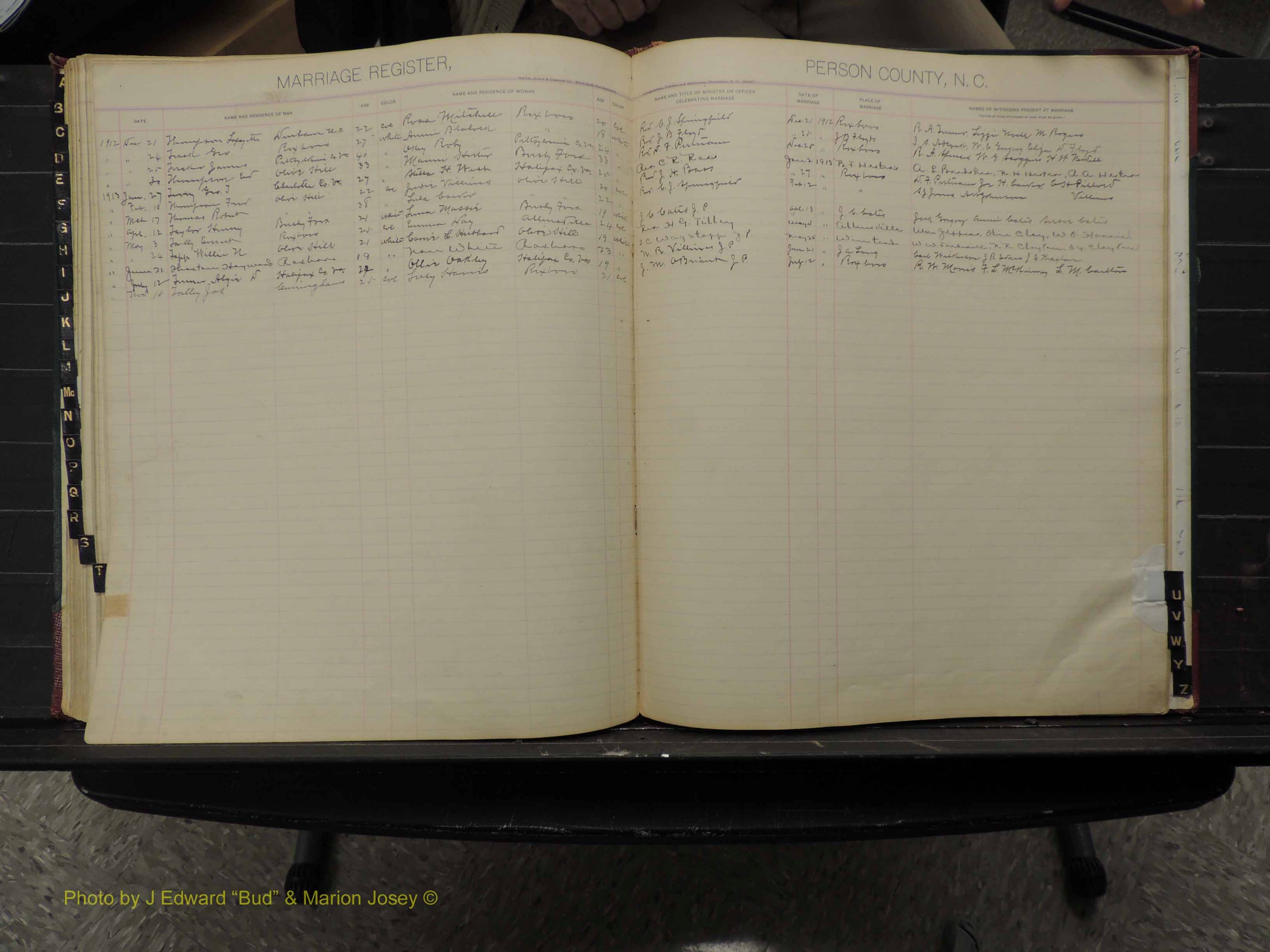 Person Co, NC, Marriages, Male Index, 1902-1913 (155).JPG