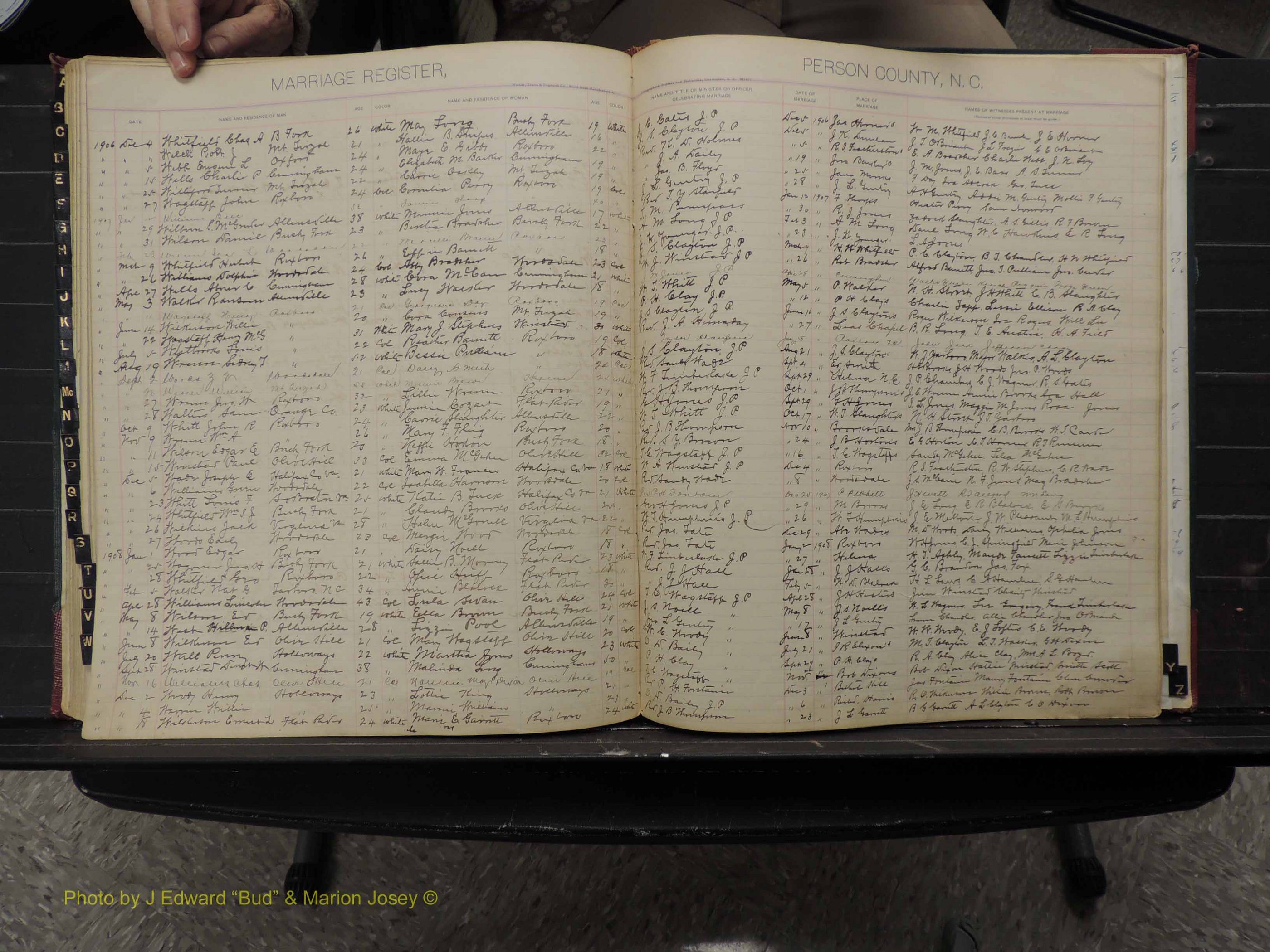 Person Co, NC, Marriages, Male Index, 1902-1913 (159).JPG