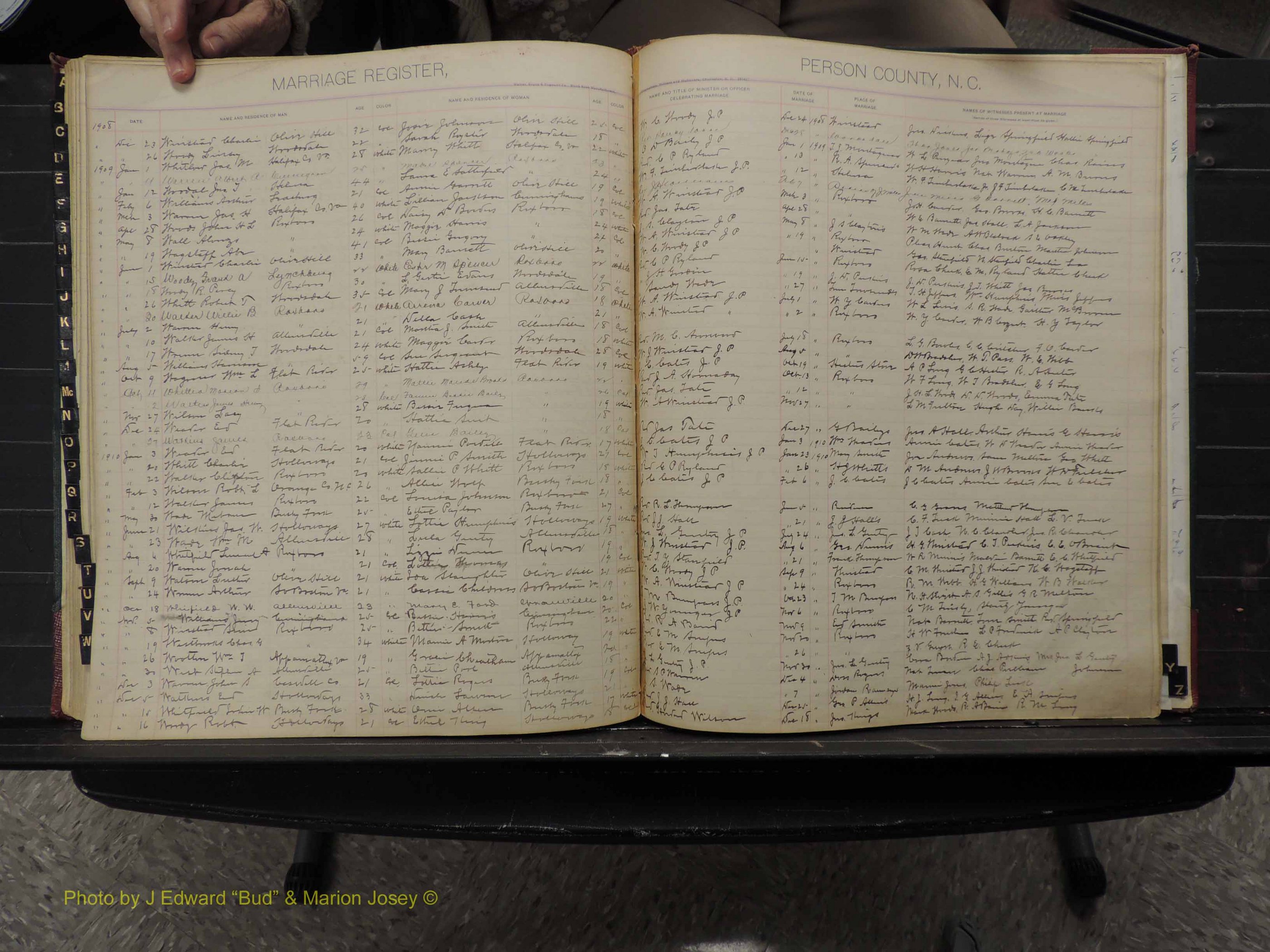 Person Co, NC, Marriages, Male Index, 1902-1913 (160).JPG