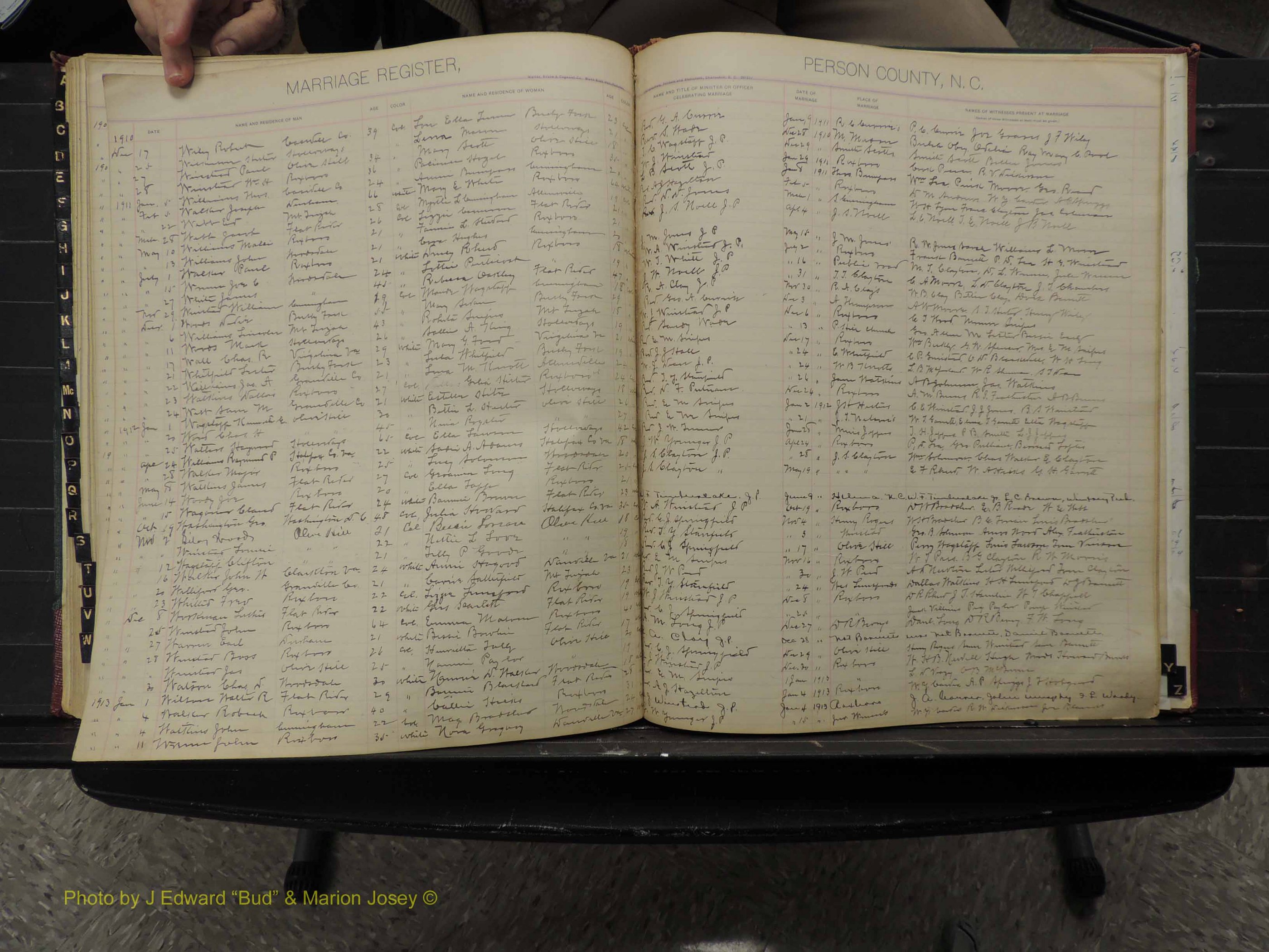 Person Co, NC, Marriages, Male Index, 1902-1913 (161).JPG