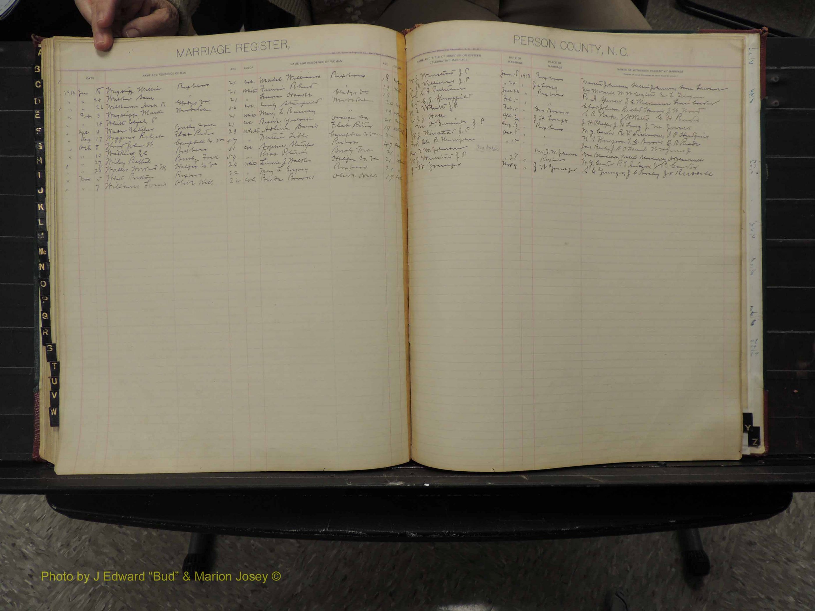 Person Co, NC, Marriages, Male Index, 1902-1913 (162).JPG