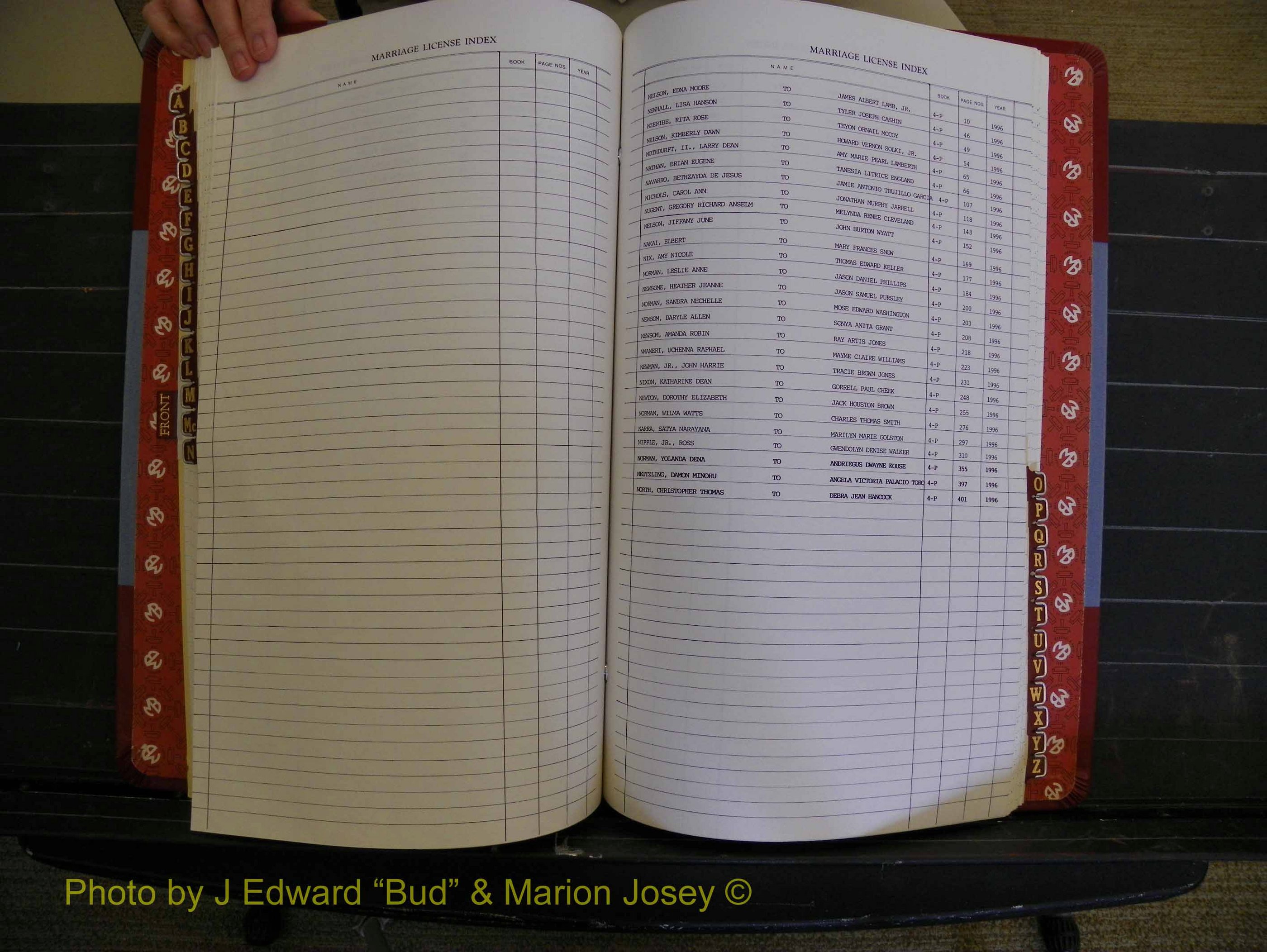 Richmond Marriages 1996-1998, Index N (176).JPG