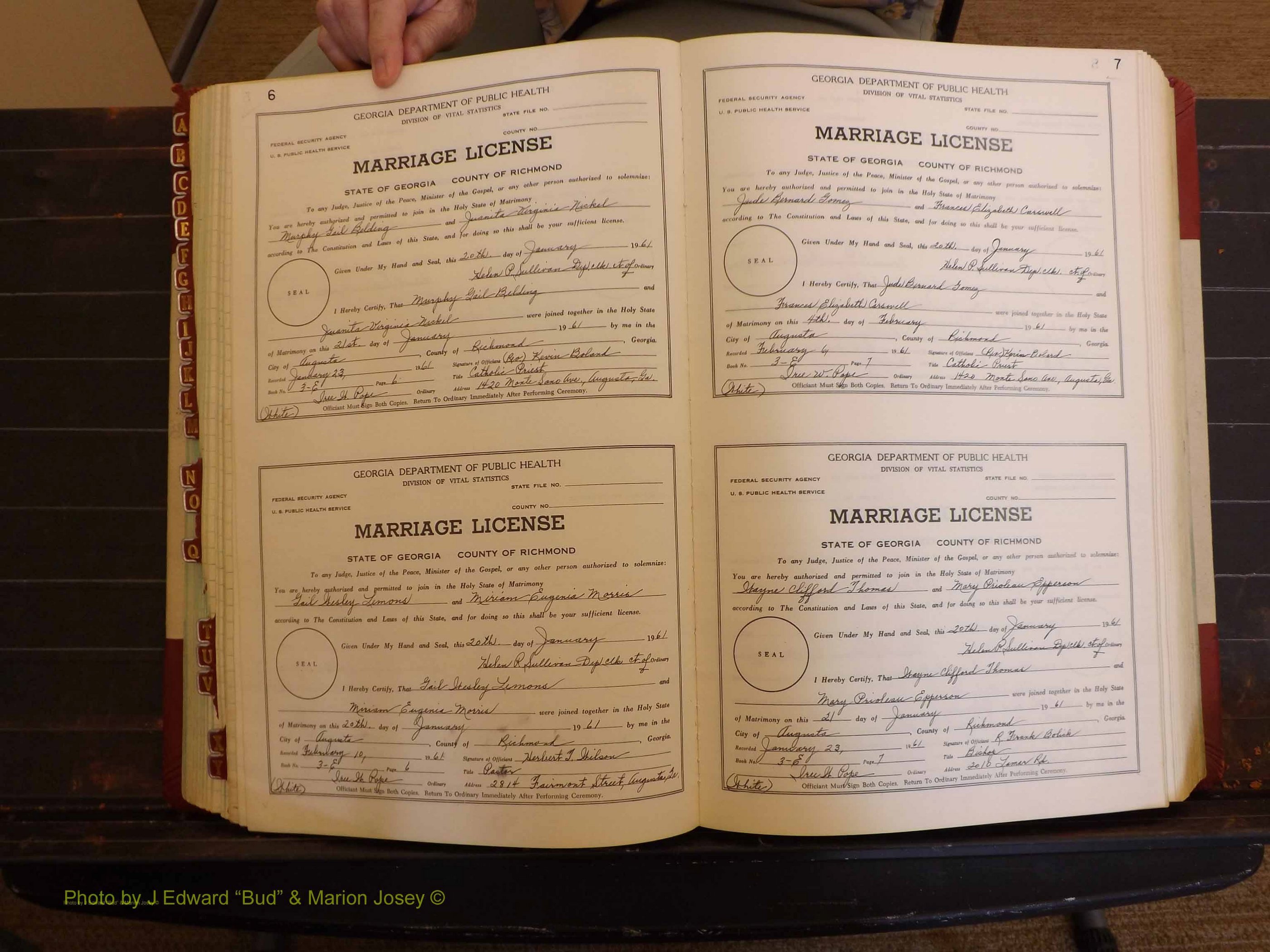 Richmond Marriages, 3E, 1961-1963 P 006-007.JPG