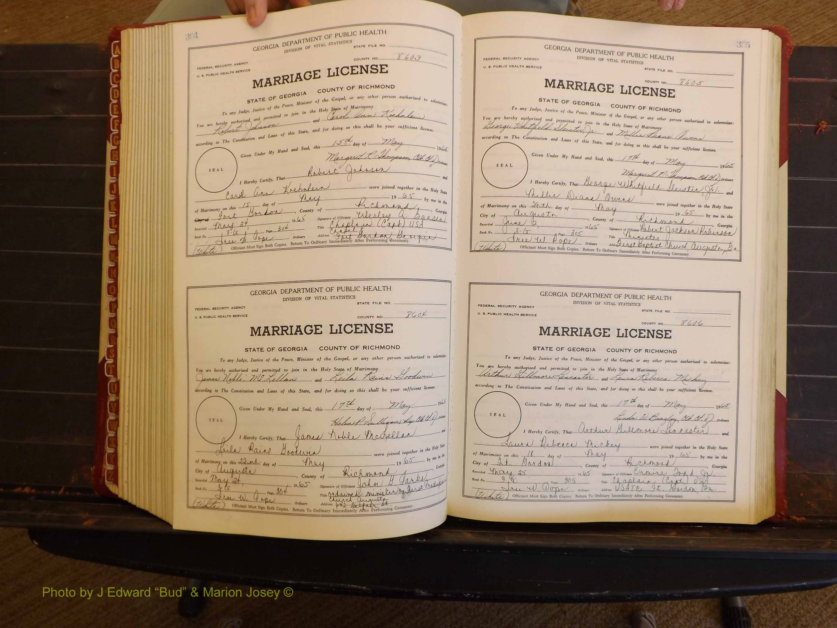 Richmond Marriages, 3G, 1964-1966 P 304-305.JPG