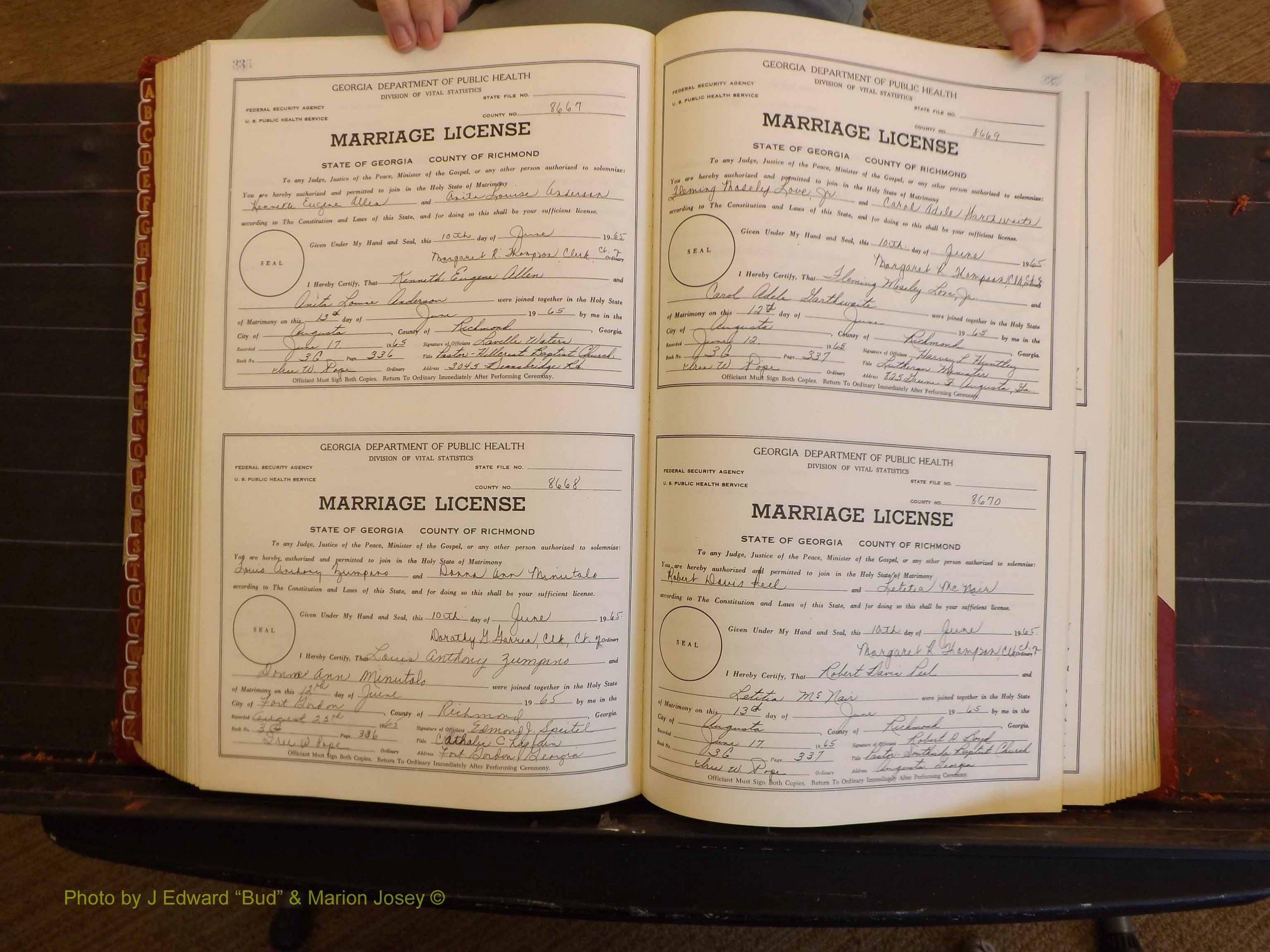 Richmond Marriages, 3G, 1964-1966 P 336-337.JPG