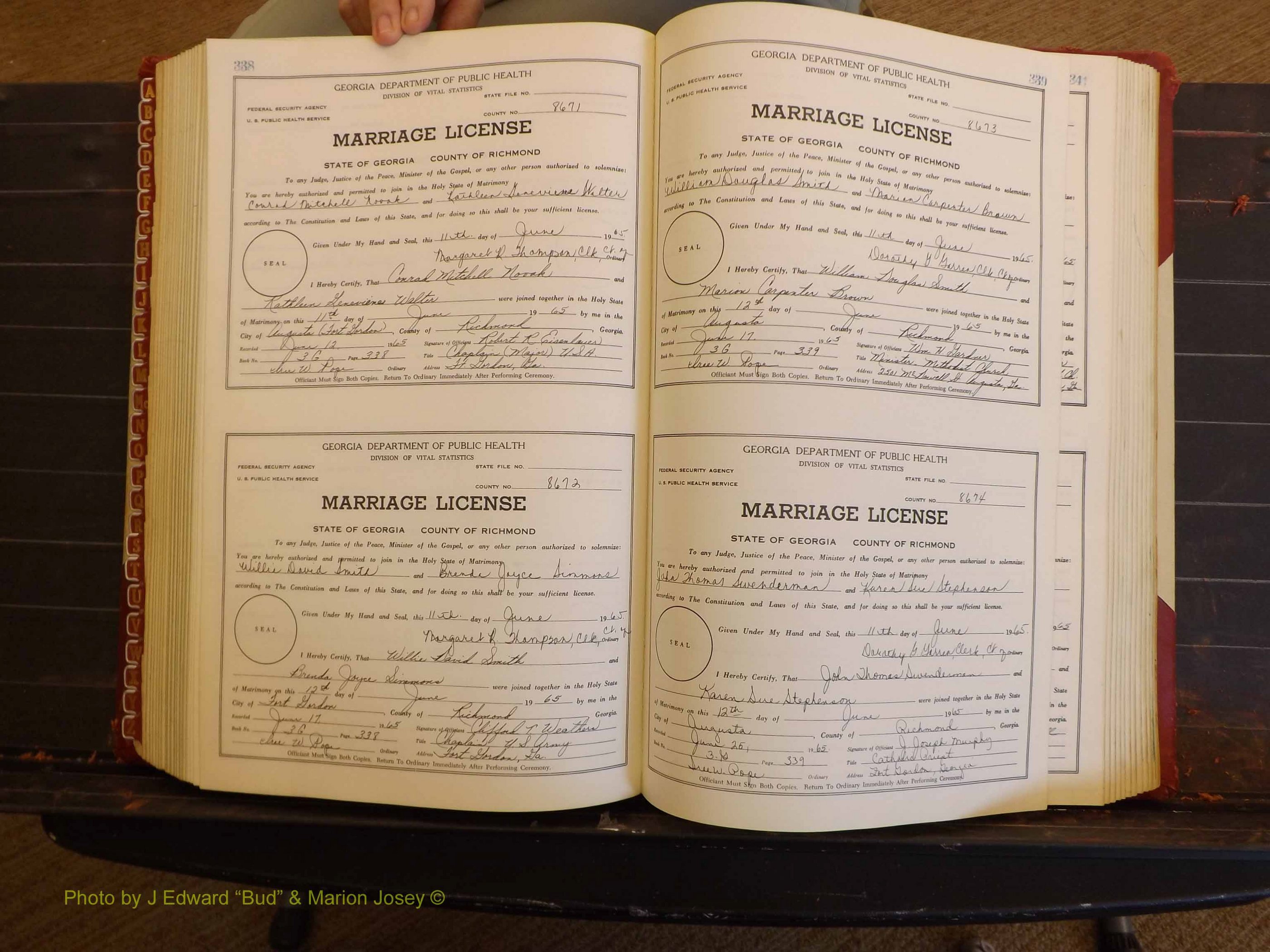 Richmond Marriages, 3G, 1964-1966 P 338-339.JPG