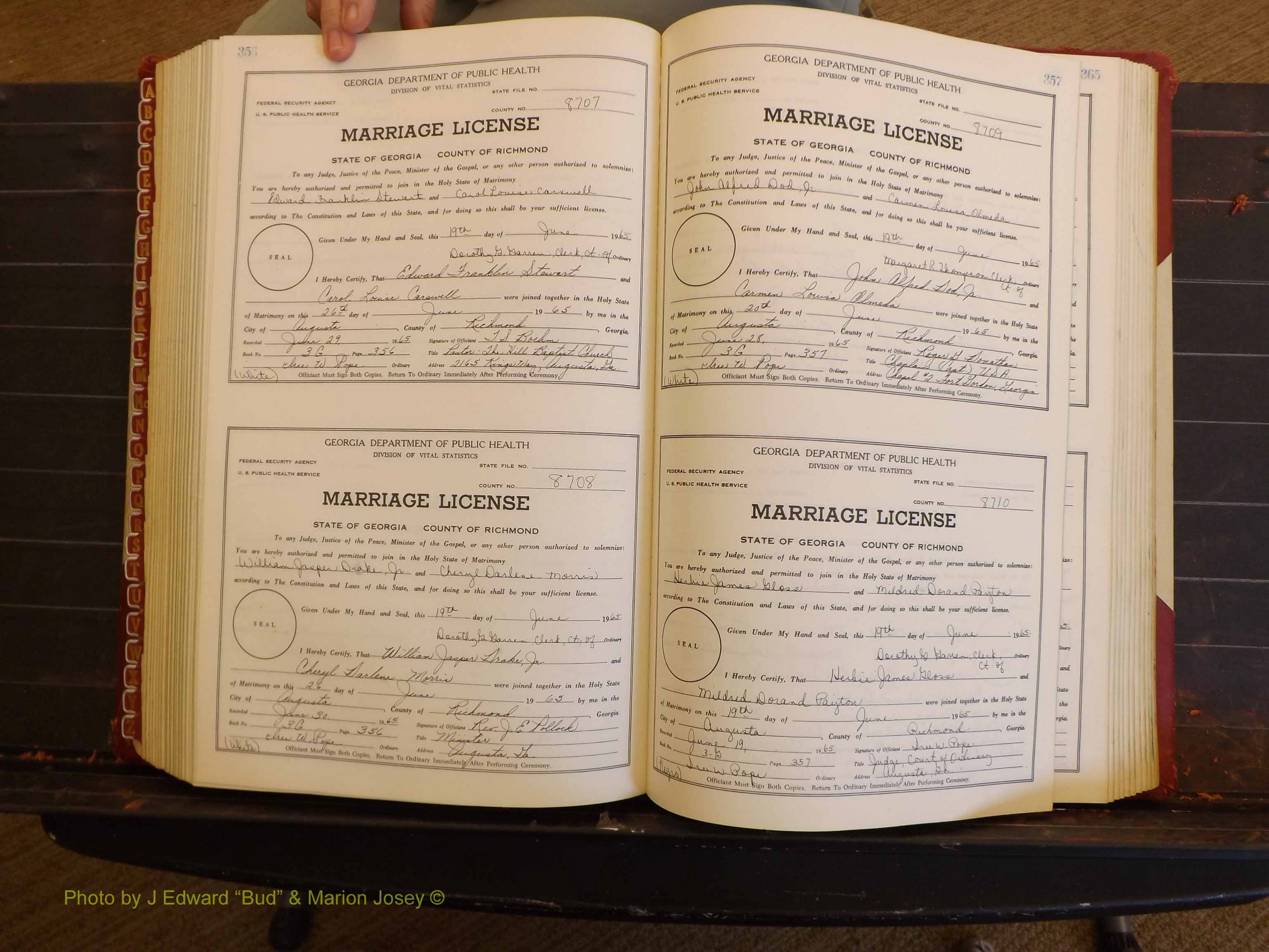 Richmond Marriages, 3G, 1964-1966 P 356-357.JPG