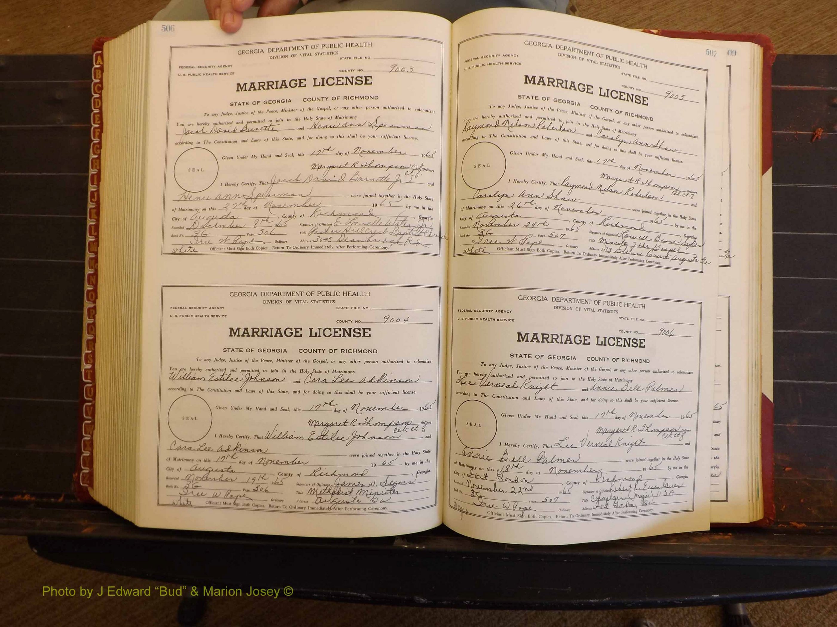 Richmond Marriages, 3G, 1964-1966 P 506-507.JPG