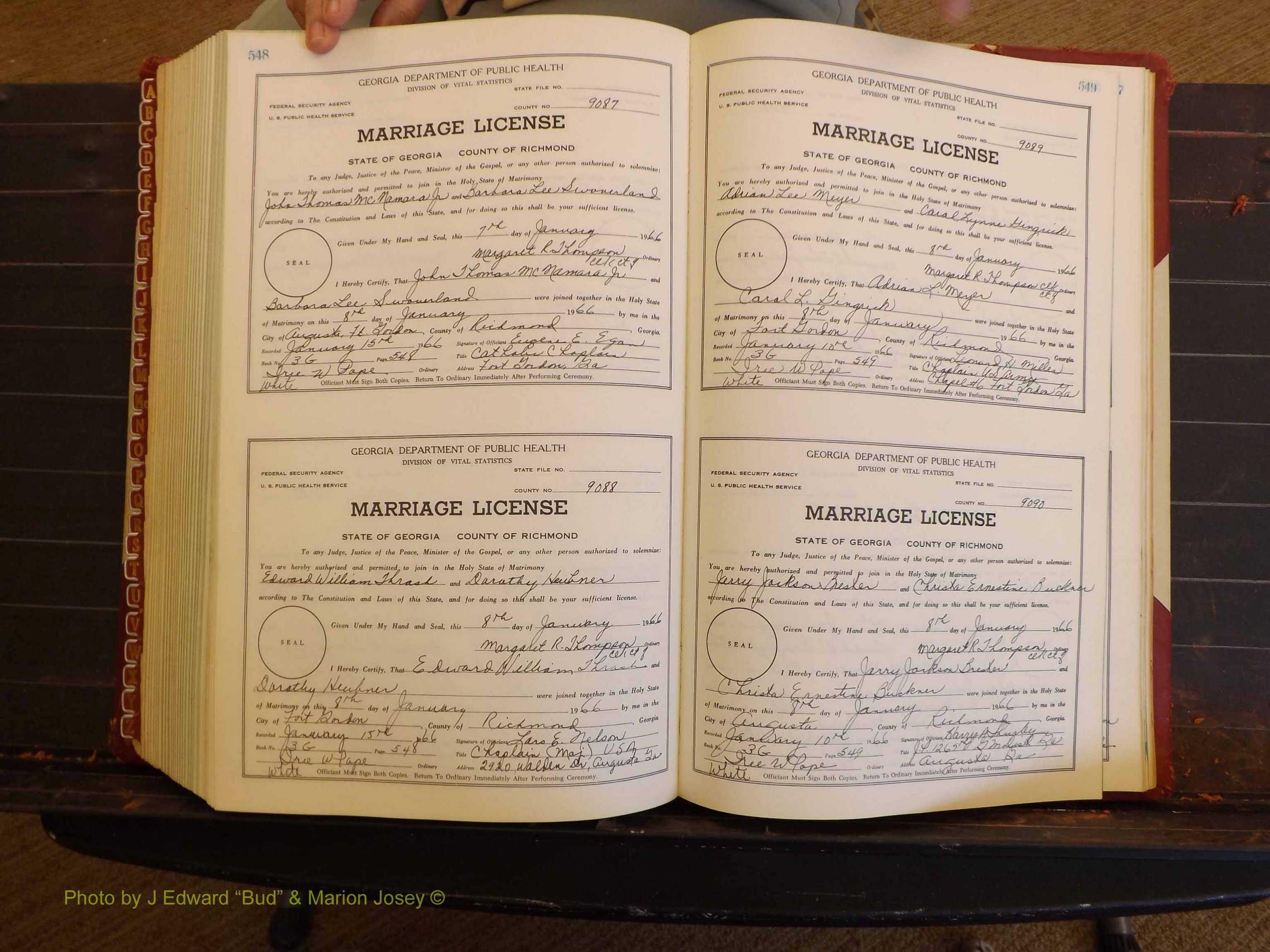 Richmond Marriages, 3G, 1964-1966 P 548-549.JPG