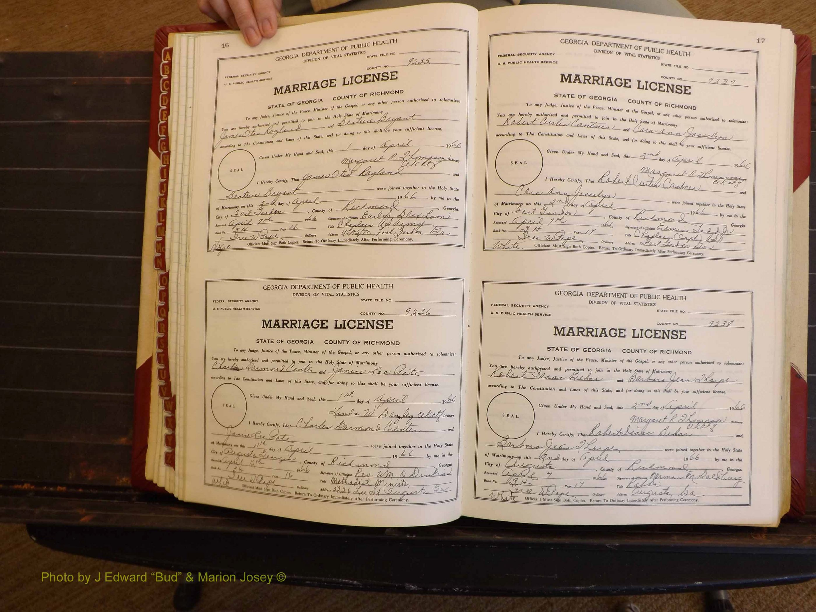 Richmond Marriages, 3H, 1966-1967 P 016-017.JPG