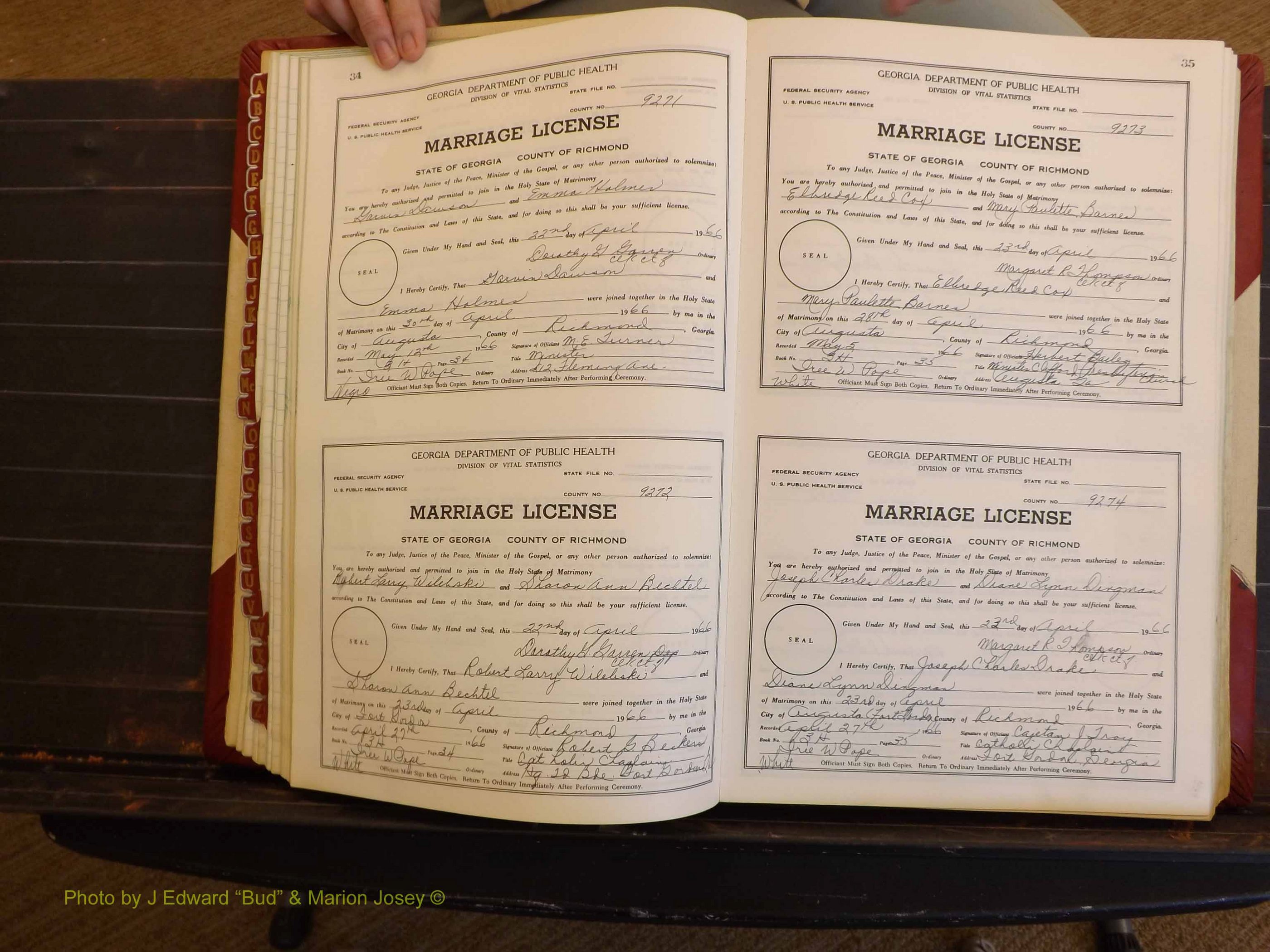 Richmond Marriages, 3H, 1966-1967 P 034-035.JPG