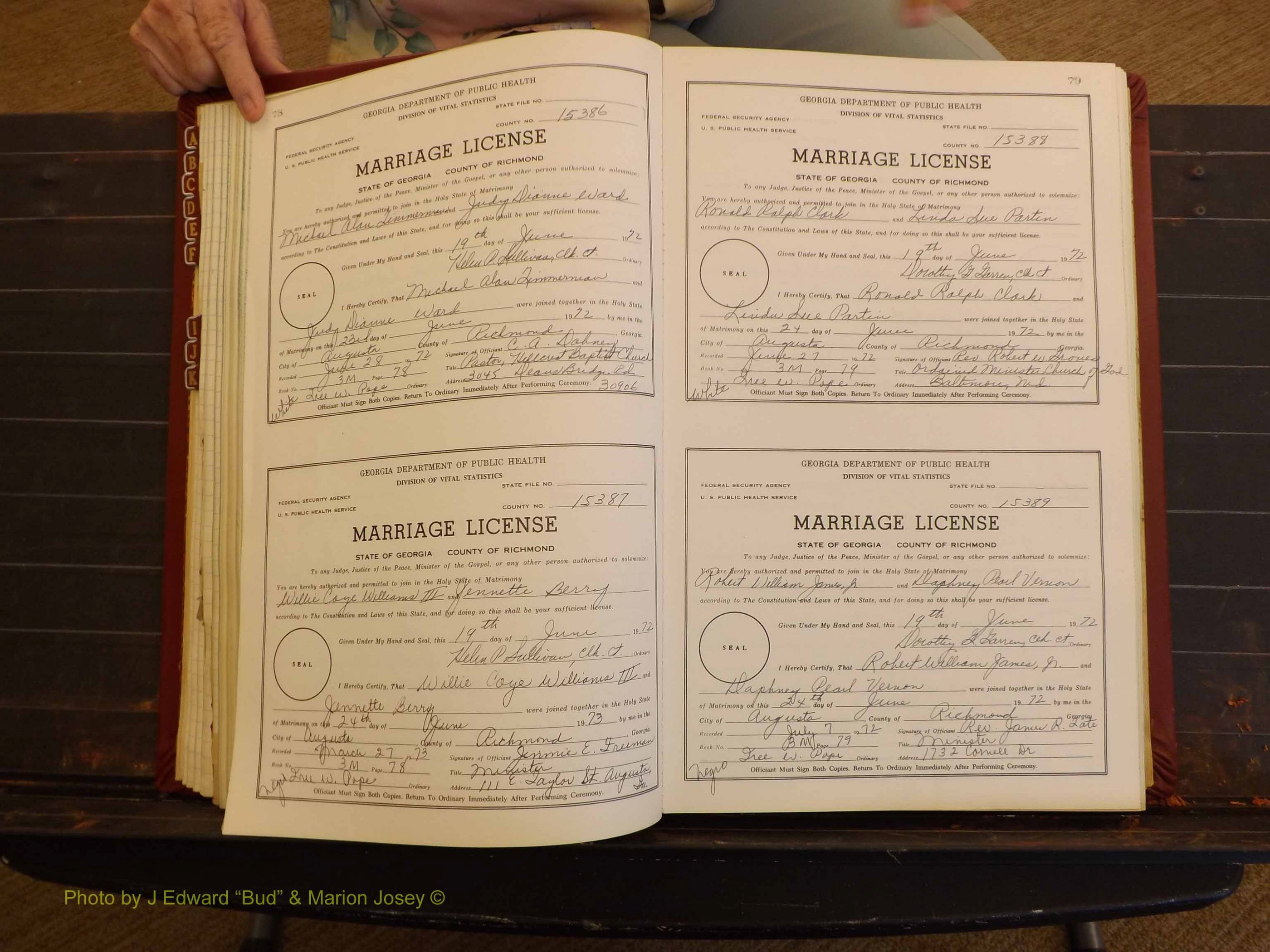 Richmond Marriages, 3M, 1972-1973 P 078-079.JPG
