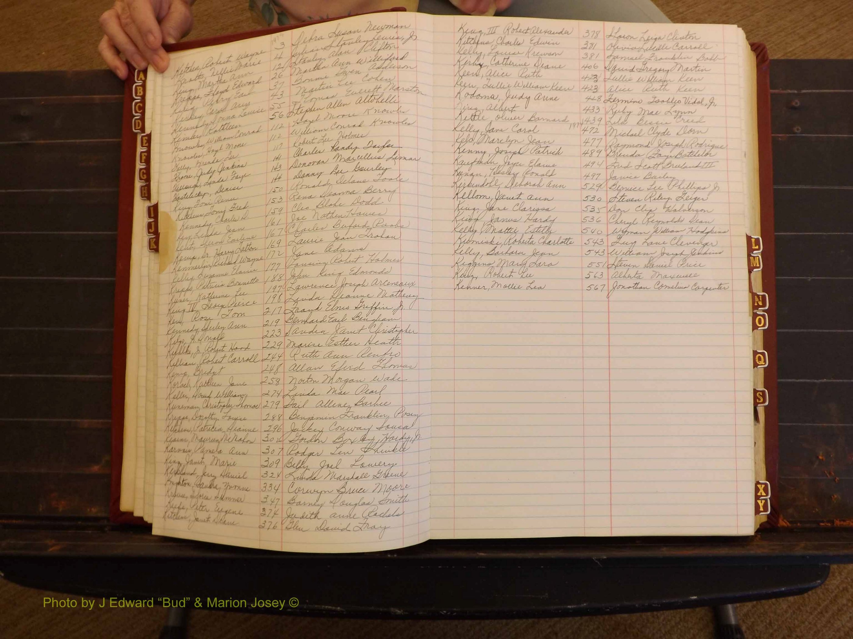Richmond Marriages, 3N, 1973-1974 Index K (121).JPG