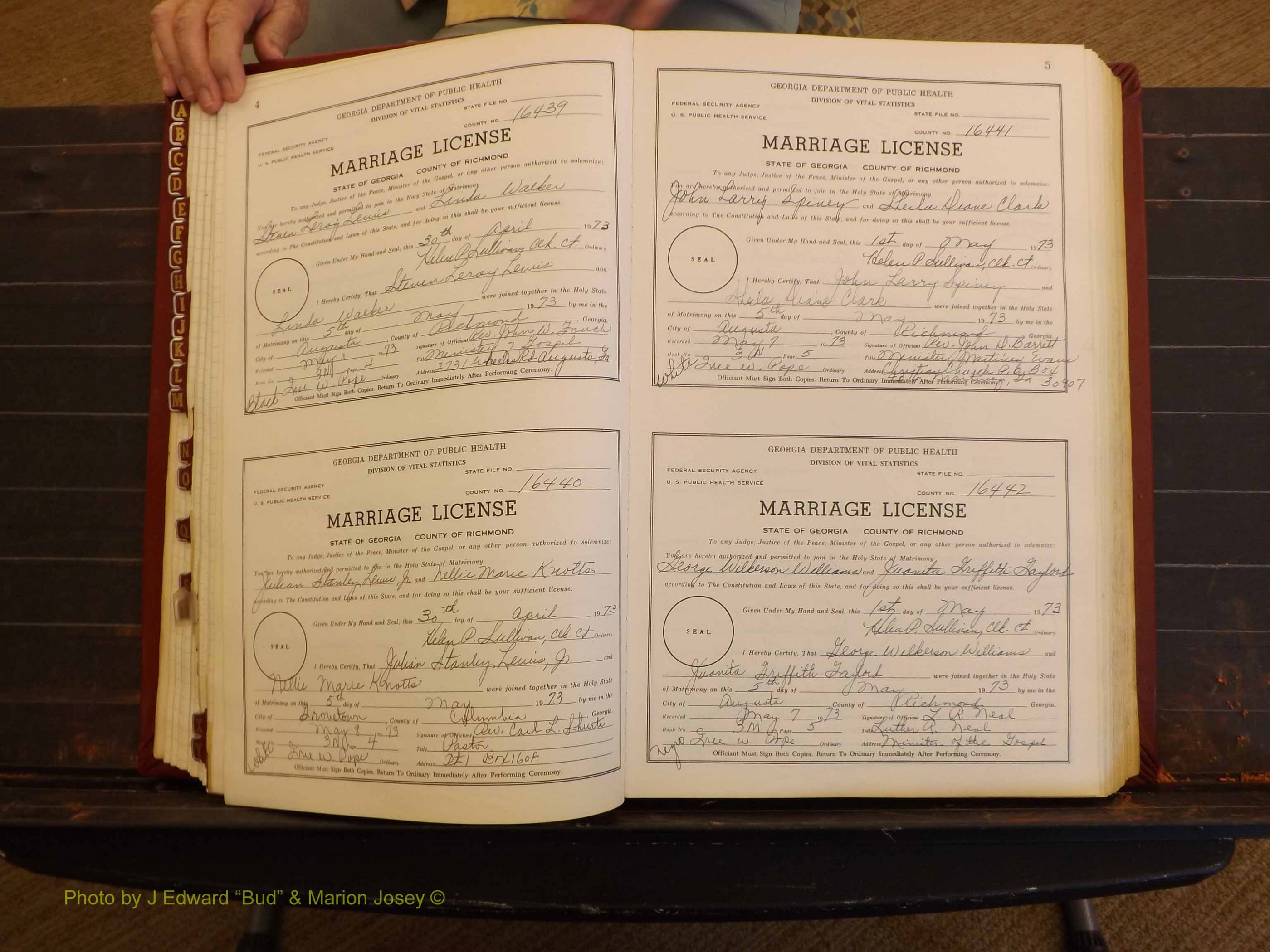 Richmond Marriages, 3N, 1973-1974 P 004-005.JPG