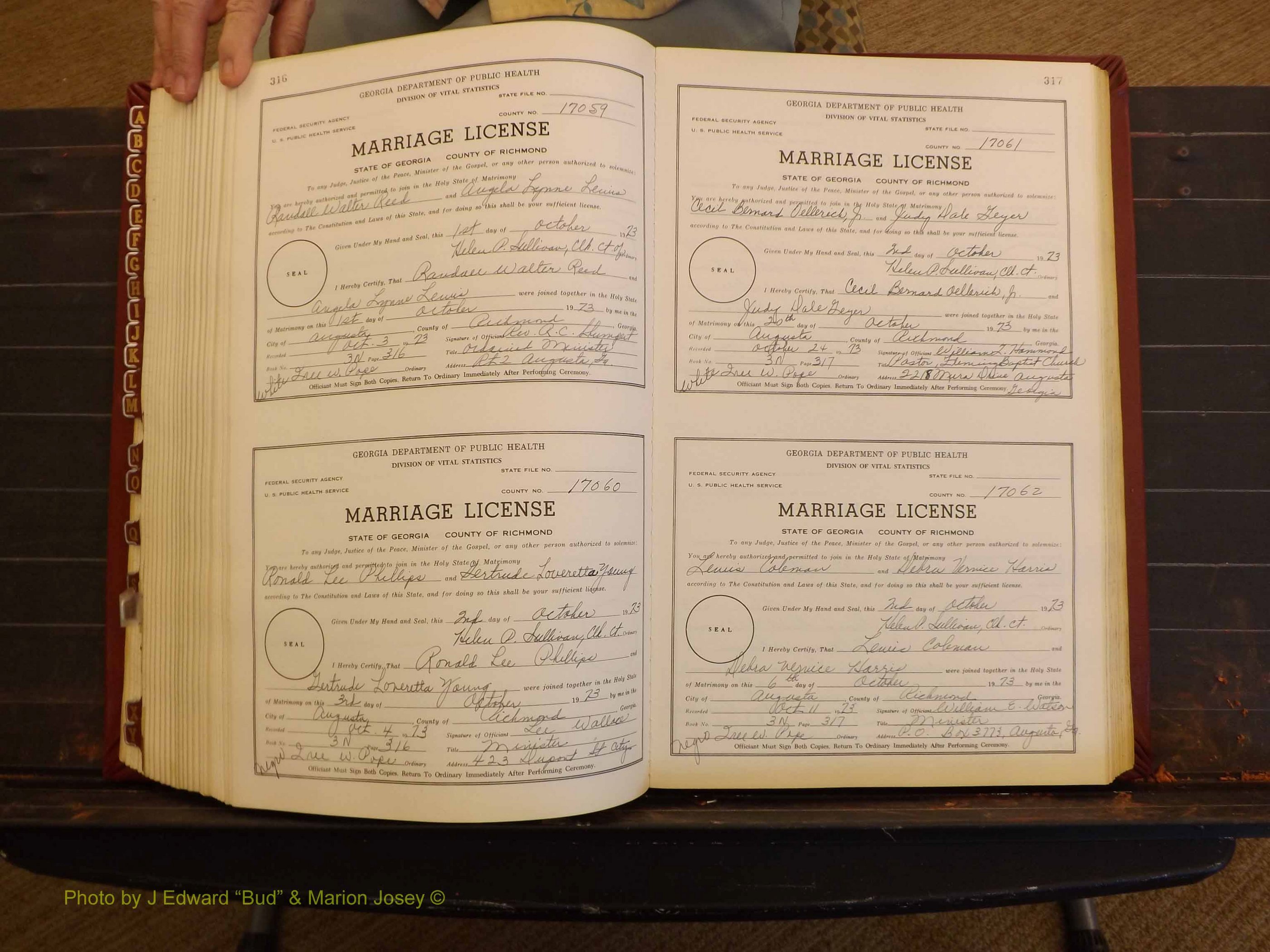 Richmond Marriages, 3N, 1973-1974 P 316-317.JPG