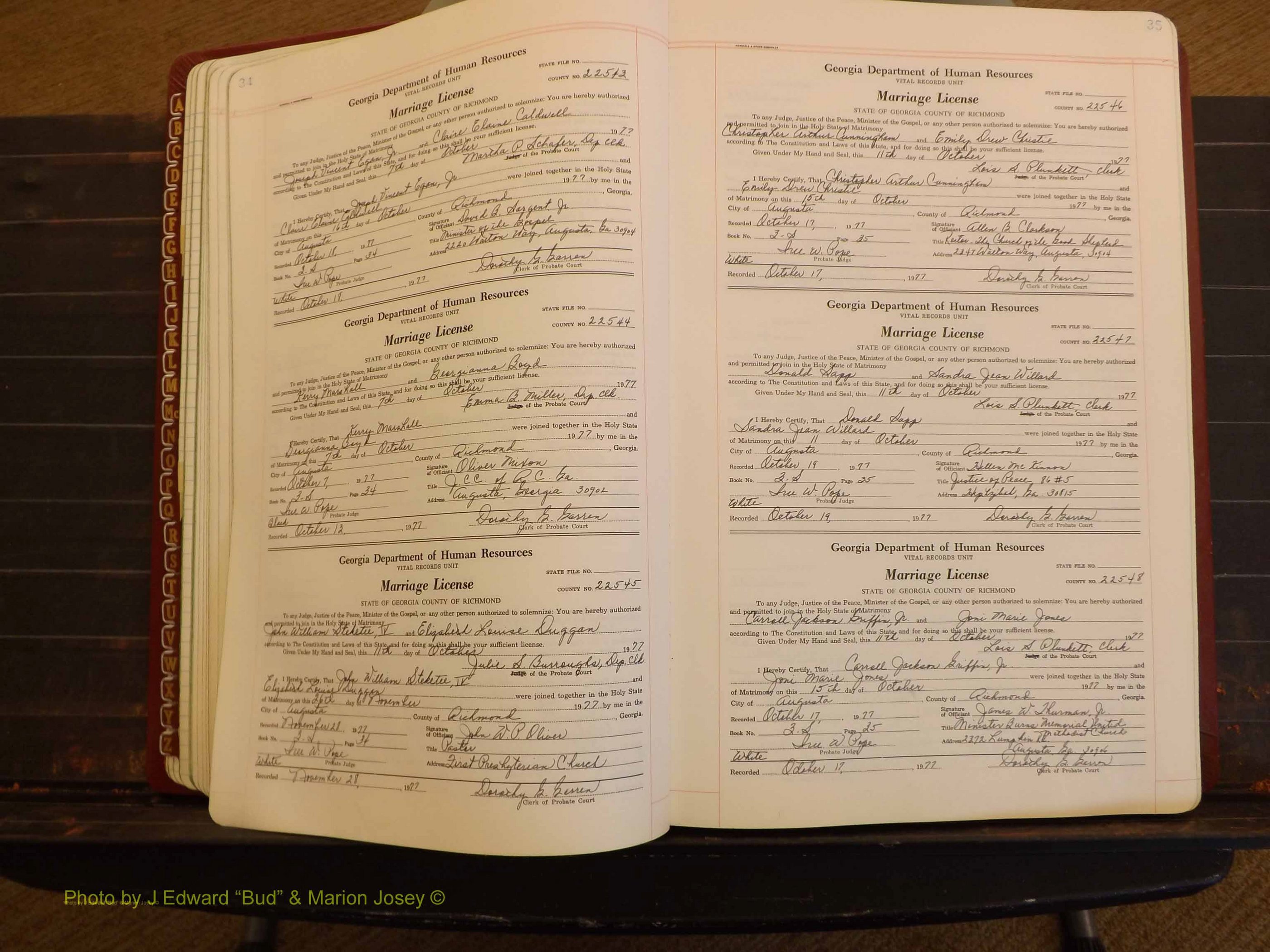 Richmond Marriages, 3S, 1977-1978 P 034-035.JPG