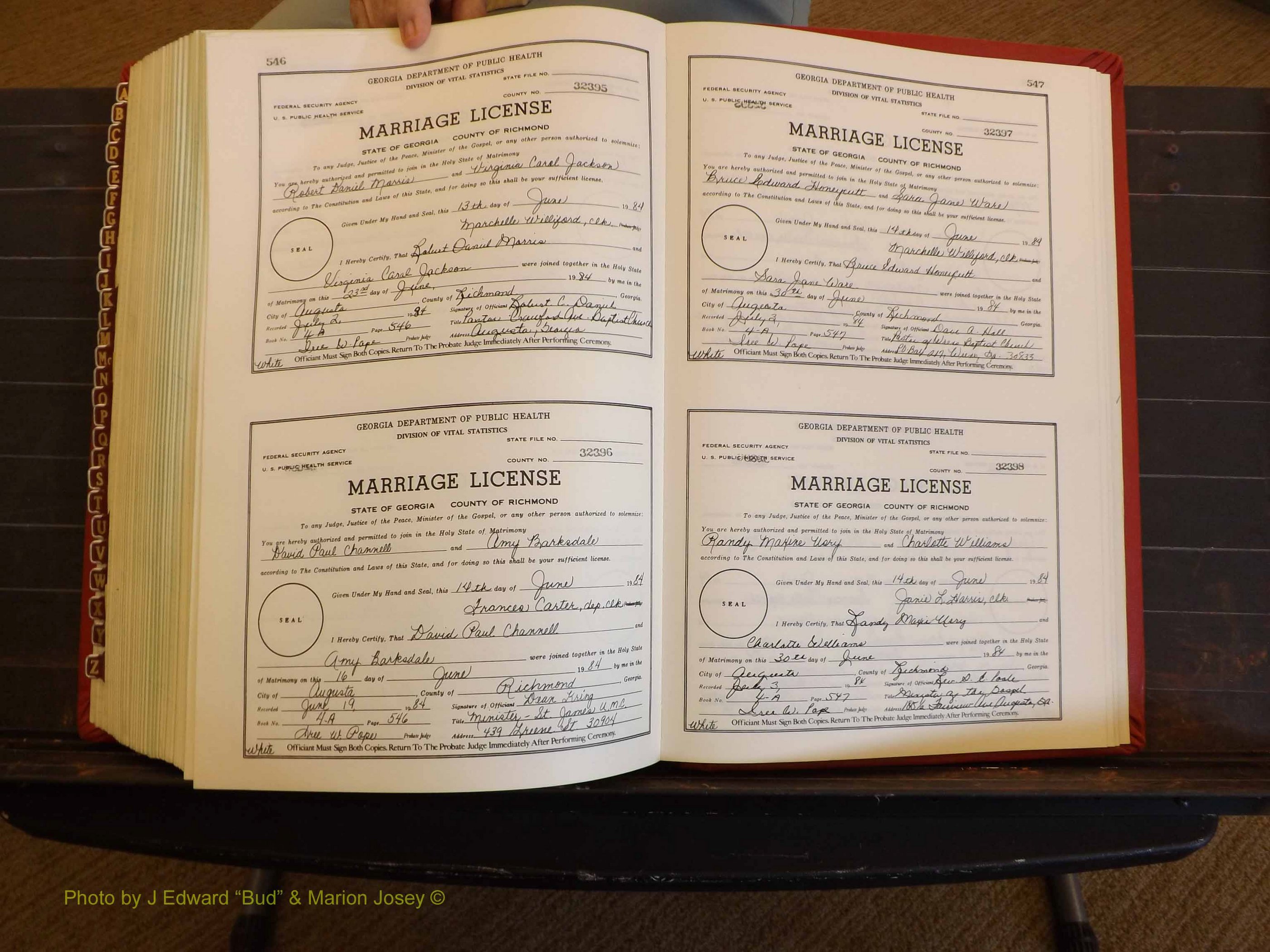 Richmond Marriages, 4A, 1983-1984 P 546-547.JPG