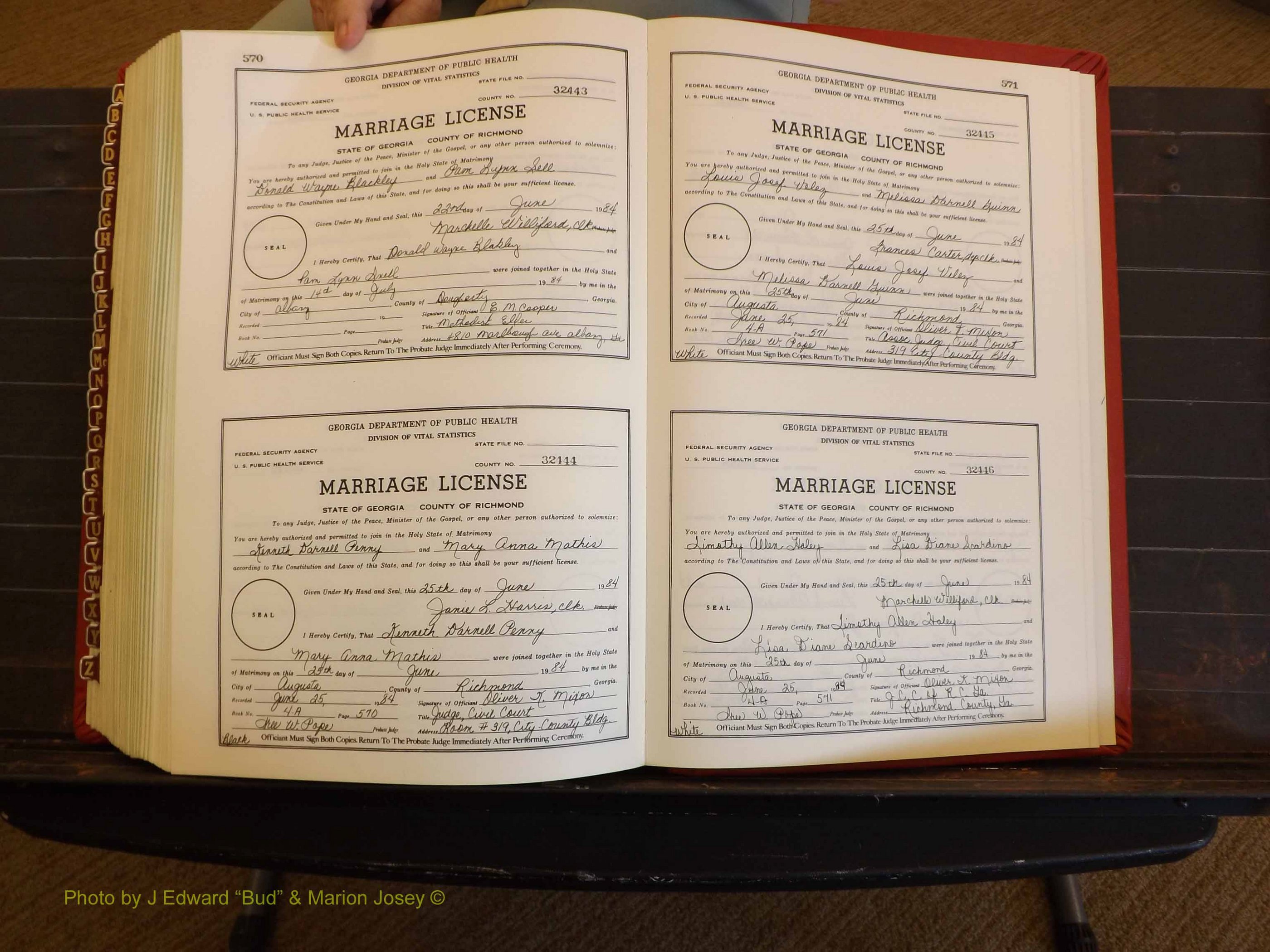 Richmond Marriages, 4A, 1983-1984 P 570-571.JPG