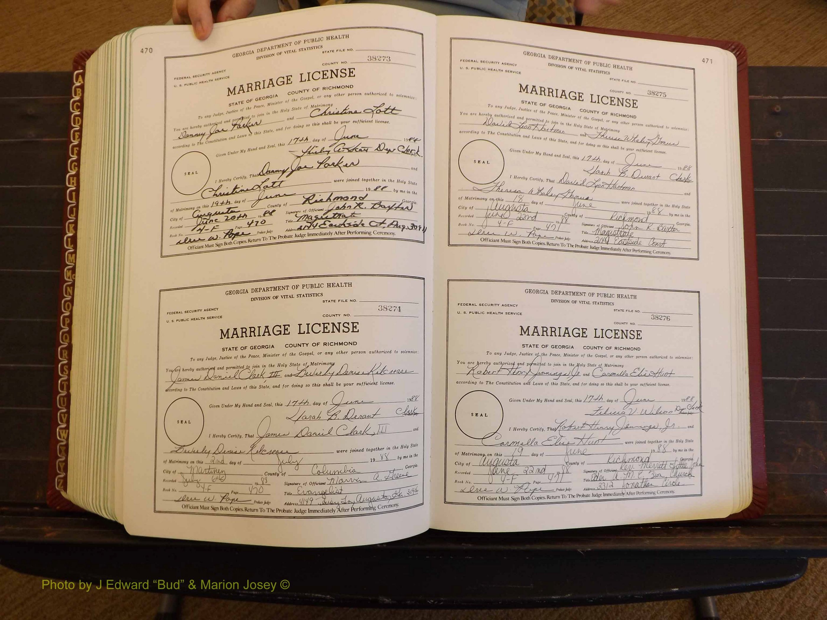 Richmond Marriages, 4F, 1987-1988 P 470-471.JPG