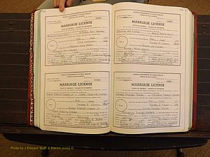 Richmond Marriages, 4 T, 2000-2001 P 104-105.JPG