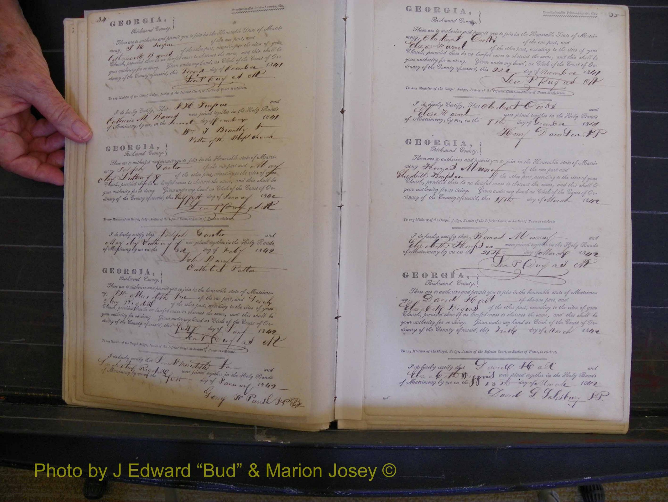Richmond Marriages, Book B, 1839-1855 P 034-035.JPG
