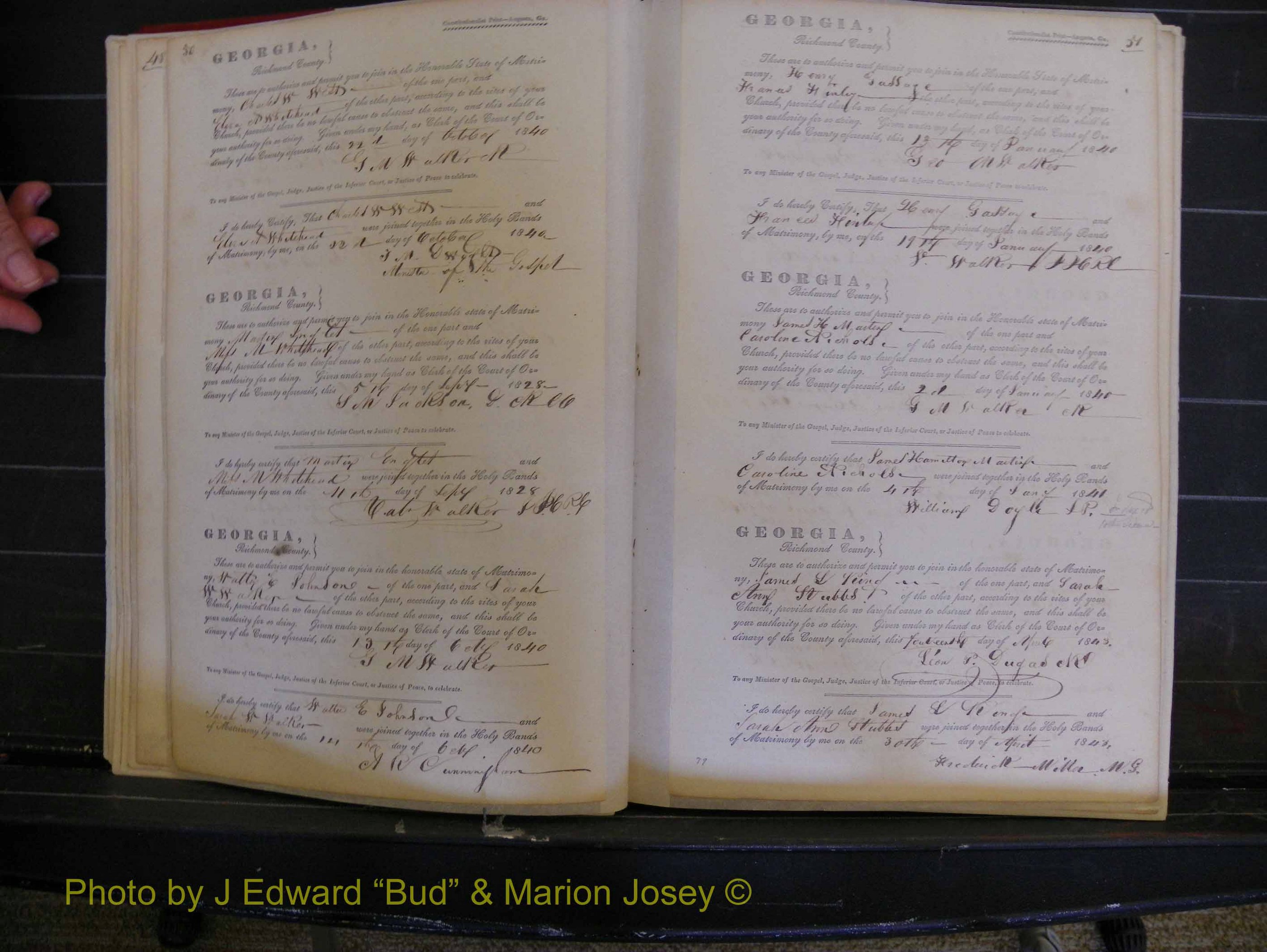Richmond Marriages, Book B, 1839-1855 P 050-051.JPG