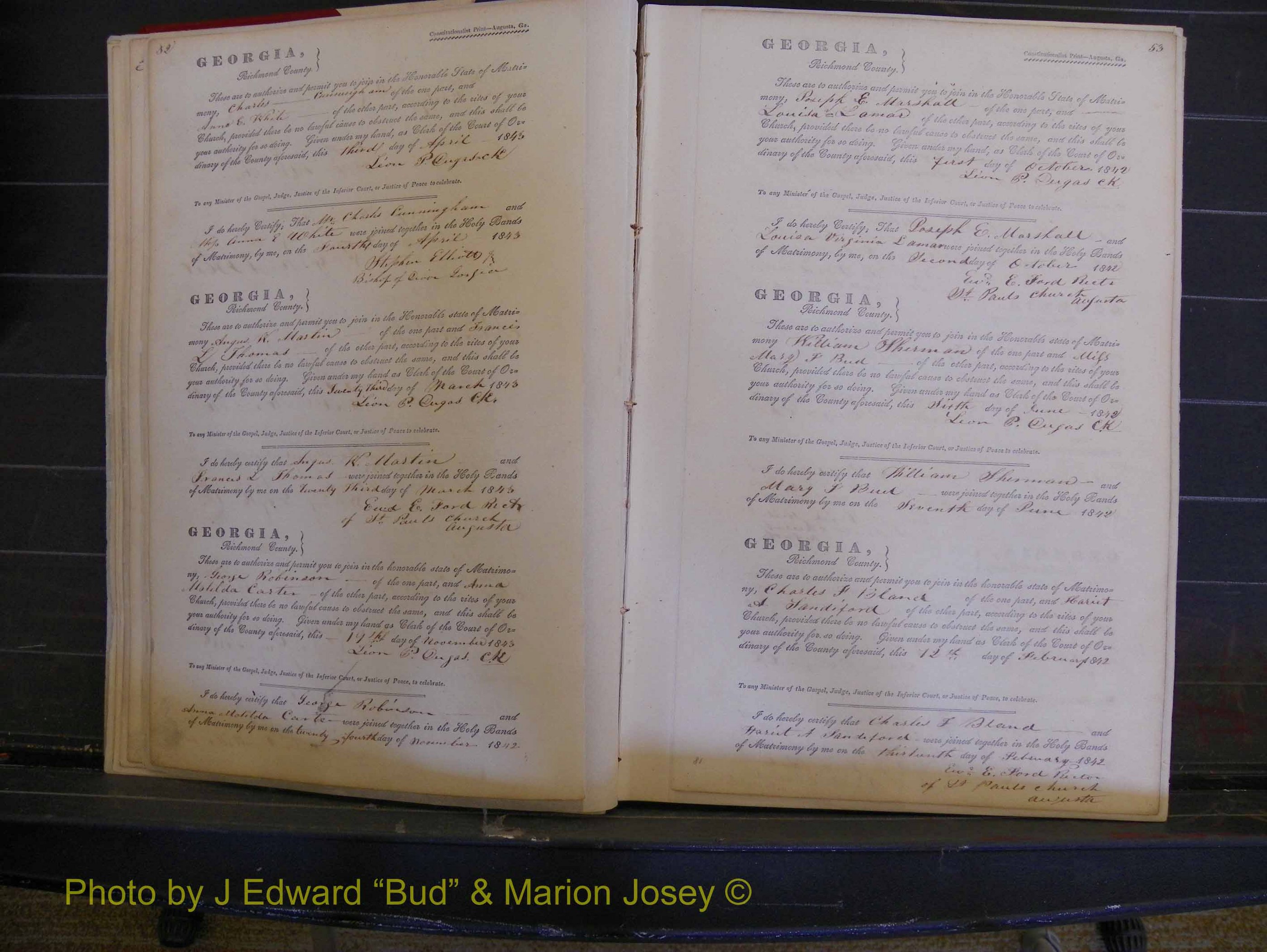 Richmond Marriages, Book B, 1839-1855 P 052-053.JPG