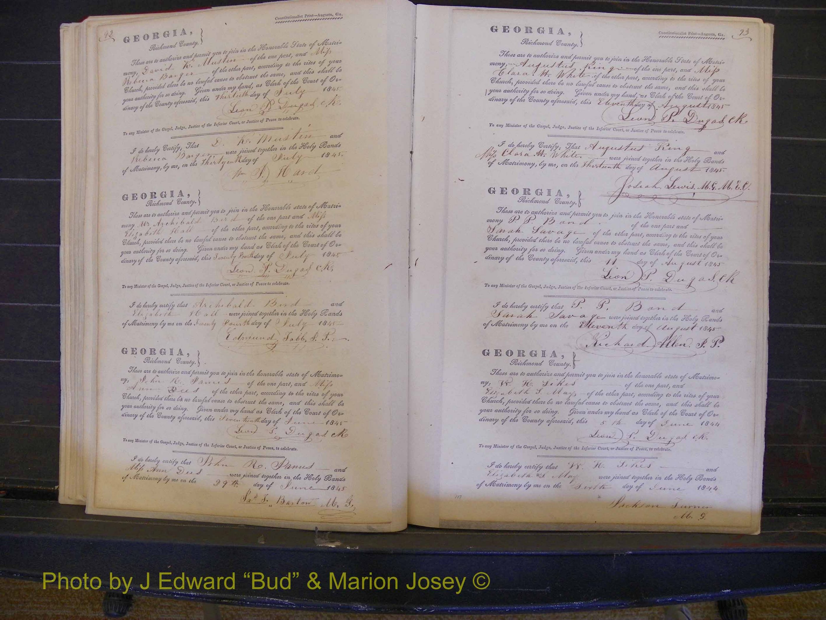 Richmond Marriages, Book B, 1839-1855 P 092-093.JPG