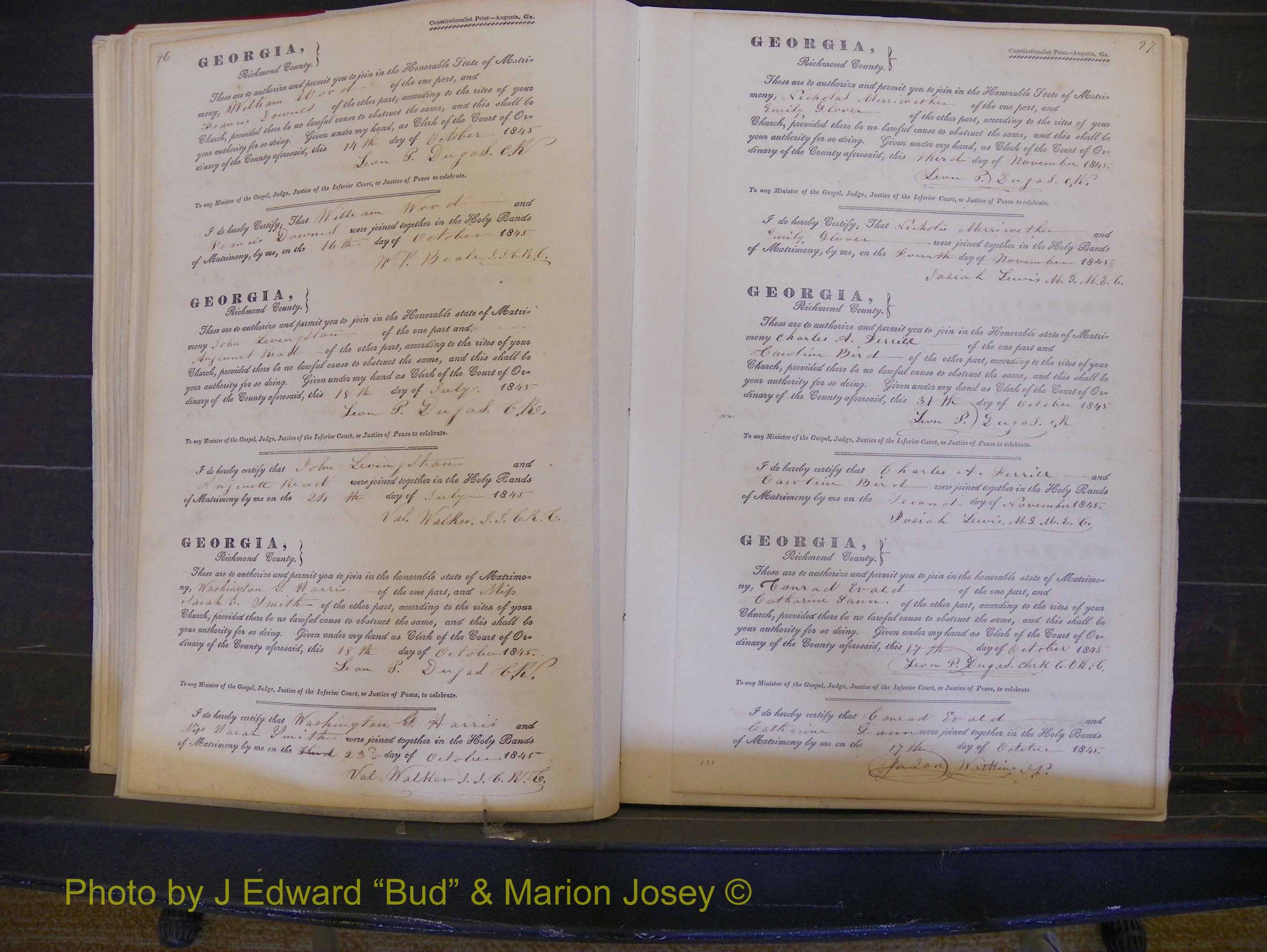 Richmond Marriages, Book B, 1839-1855 P 096-097.JPG