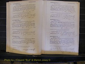 Richmond Marriages, Book B, 1839-1855 P 100-101.JPG