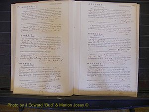 Richmond Marriages, Book B, 1839-1855 P 104-105.JPG