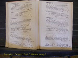 Richmond Marriages, Book B, 1839-1855 P 106-107.JPG