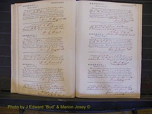 Richmond Marriages, Book B, 1839-1855 P 108-109.JPG