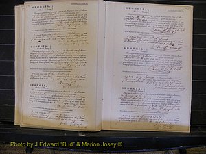 Richmond Marriages, Book B, 1839-1855 P 116-117.JPG
